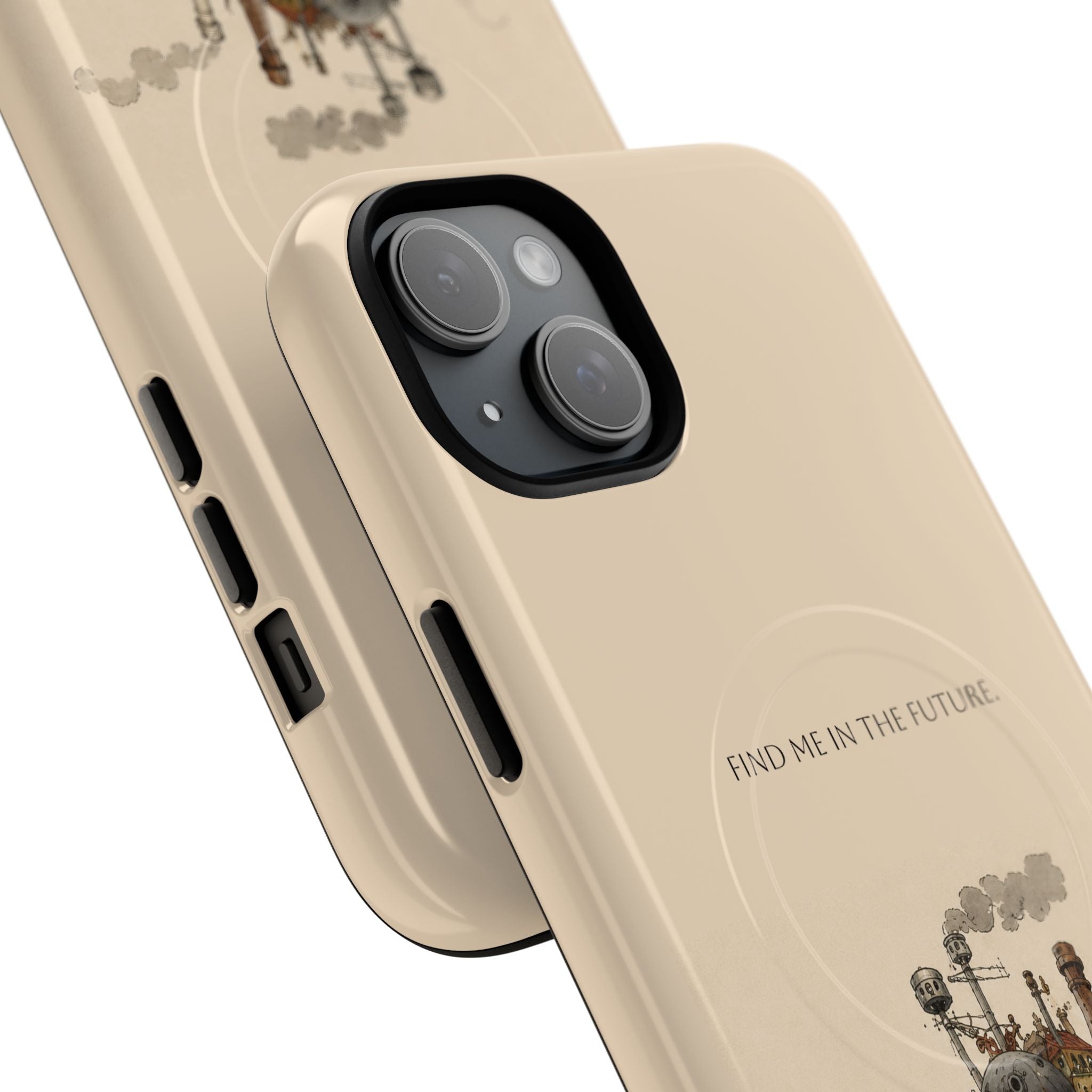 Howl’s Moving Castle Phone Case — “Find Me in the Future” Tough Magnetic iPhone Cover
