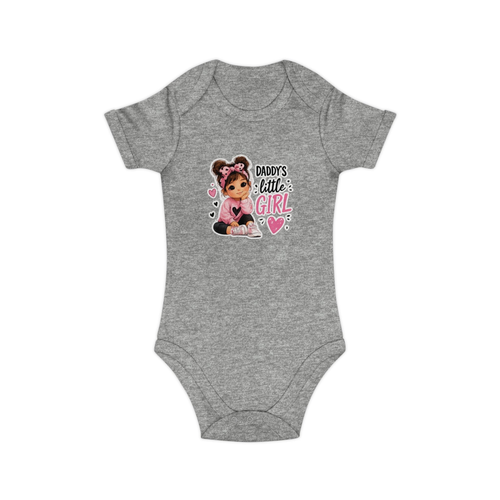 Daddy's Little Girl Baby Bodysuit - Cute Pink Newborn Onesie