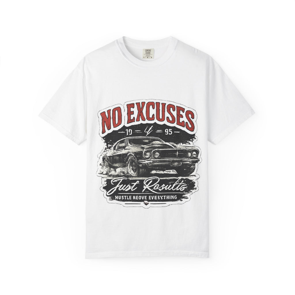 No Excuses Vintage Muscle Car T-Shirt — "Just Requisite" Graphic Tee
