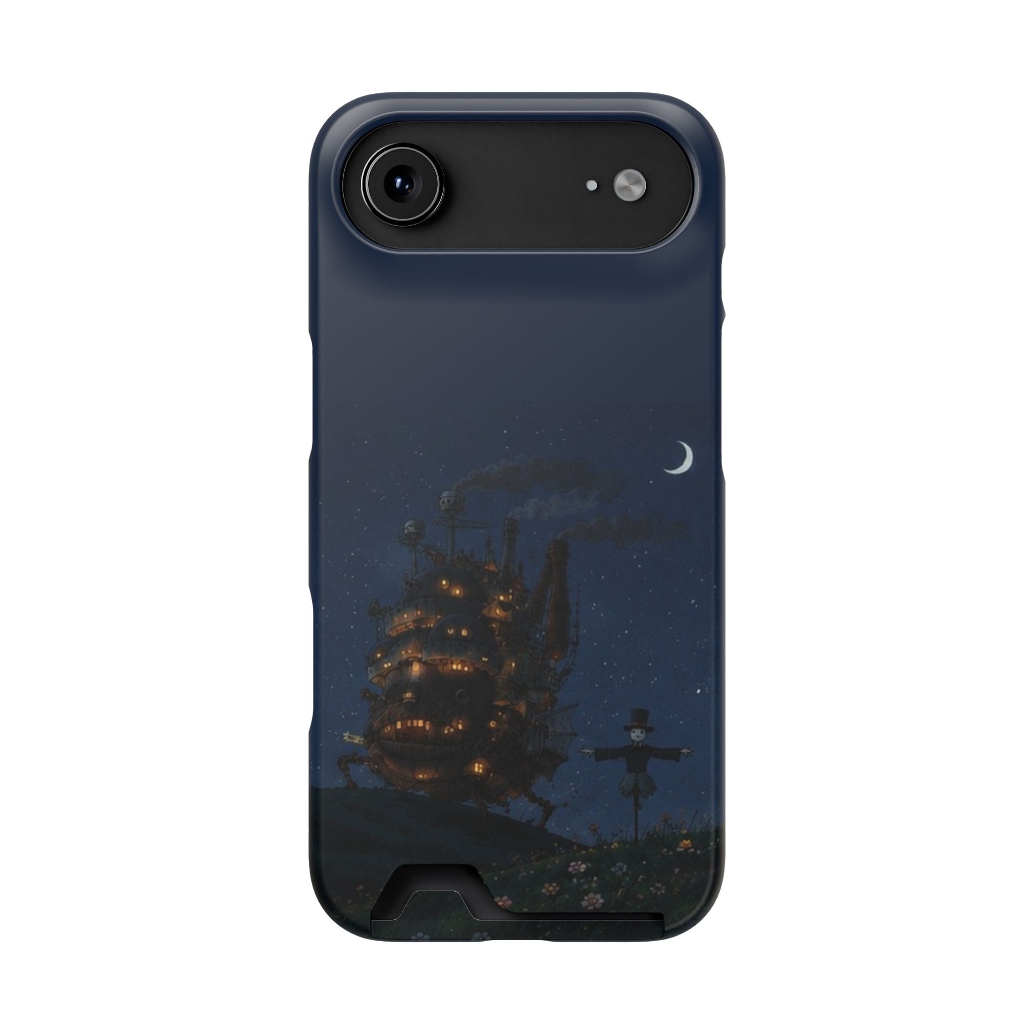 howl's moving castleCastle Phone Card Case — Fairy Tale Nightscape Wallet Phone Case