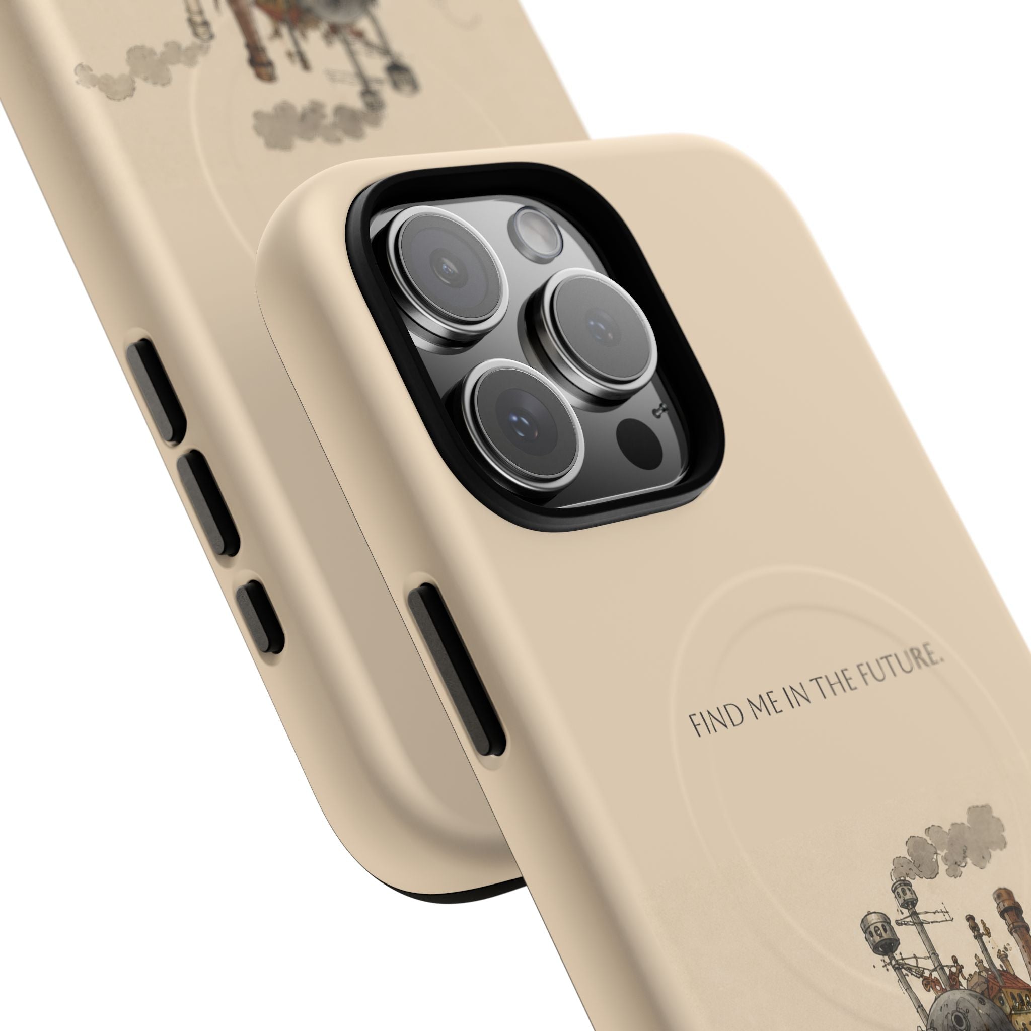Howl’s Moving Castle Phone Case — “Find Me in the Future” Tough Magnetic iPhone Cover