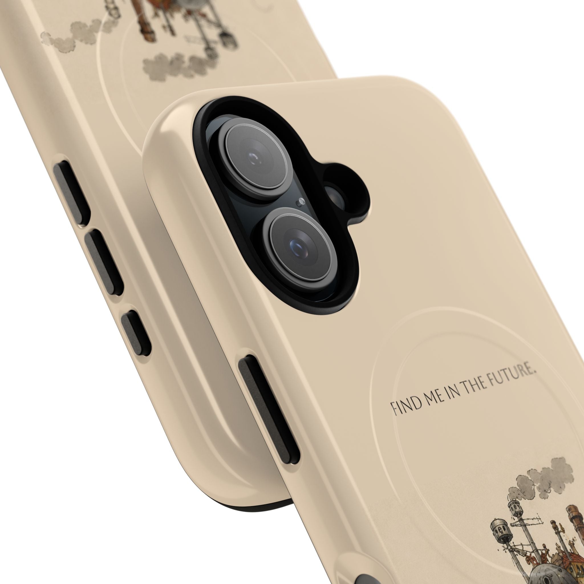 Howl’s Moving Castle Phone Case — “Find Me in the Future” Tough Magnetic iPhone Cover