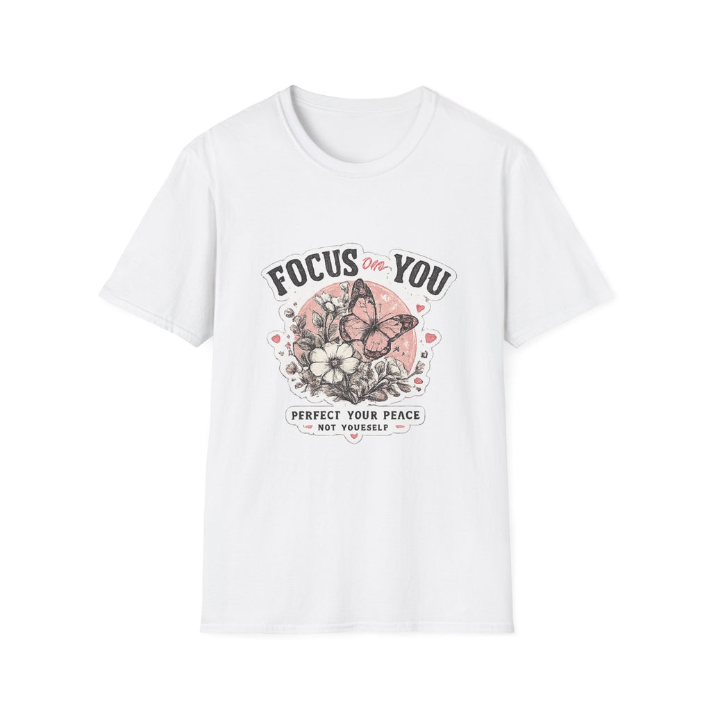 Focus On You T-Shirt — Self-Care Butterfly Graphic Tee