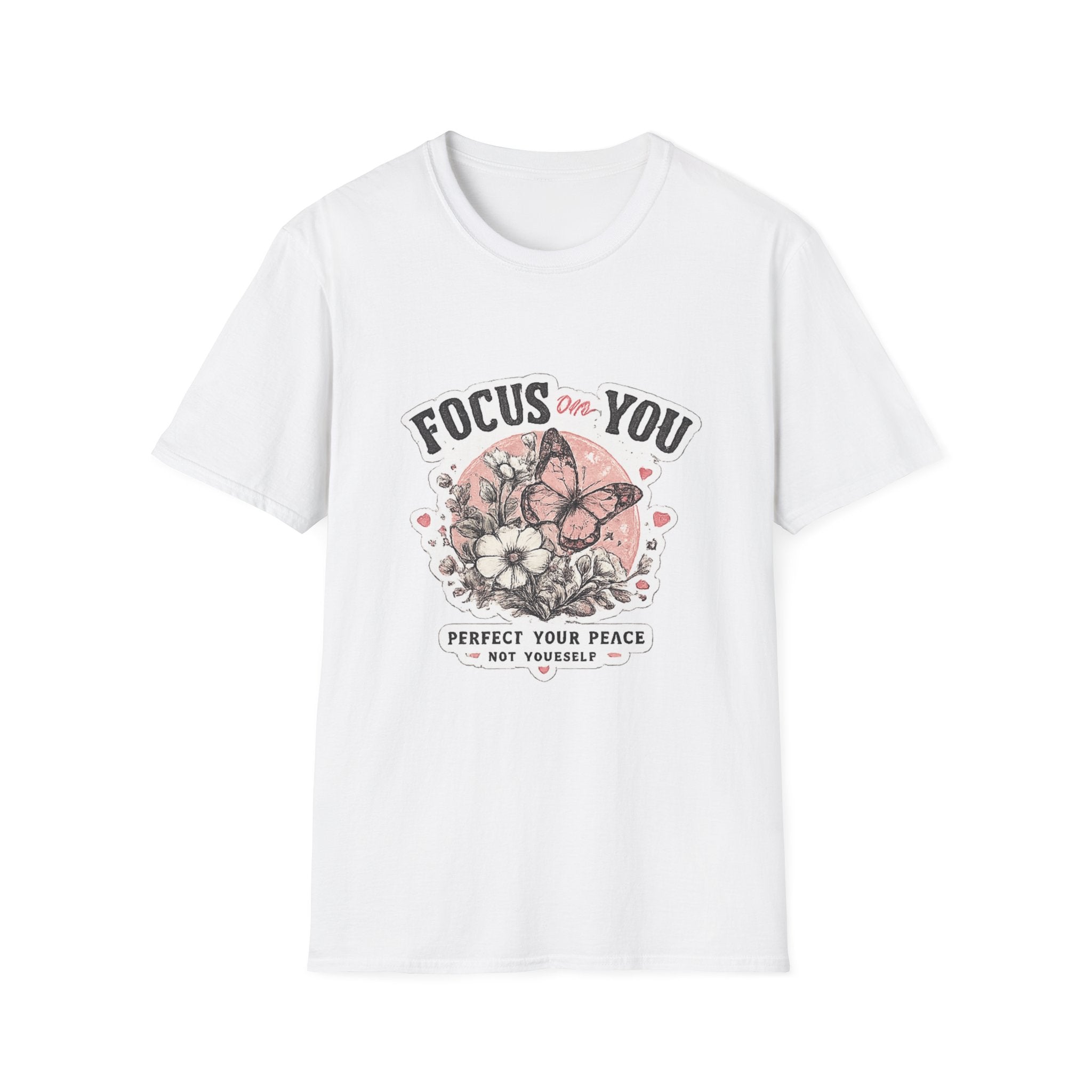 Focus On You T-Shirt — Self-Care Butterfly Graphic Tee