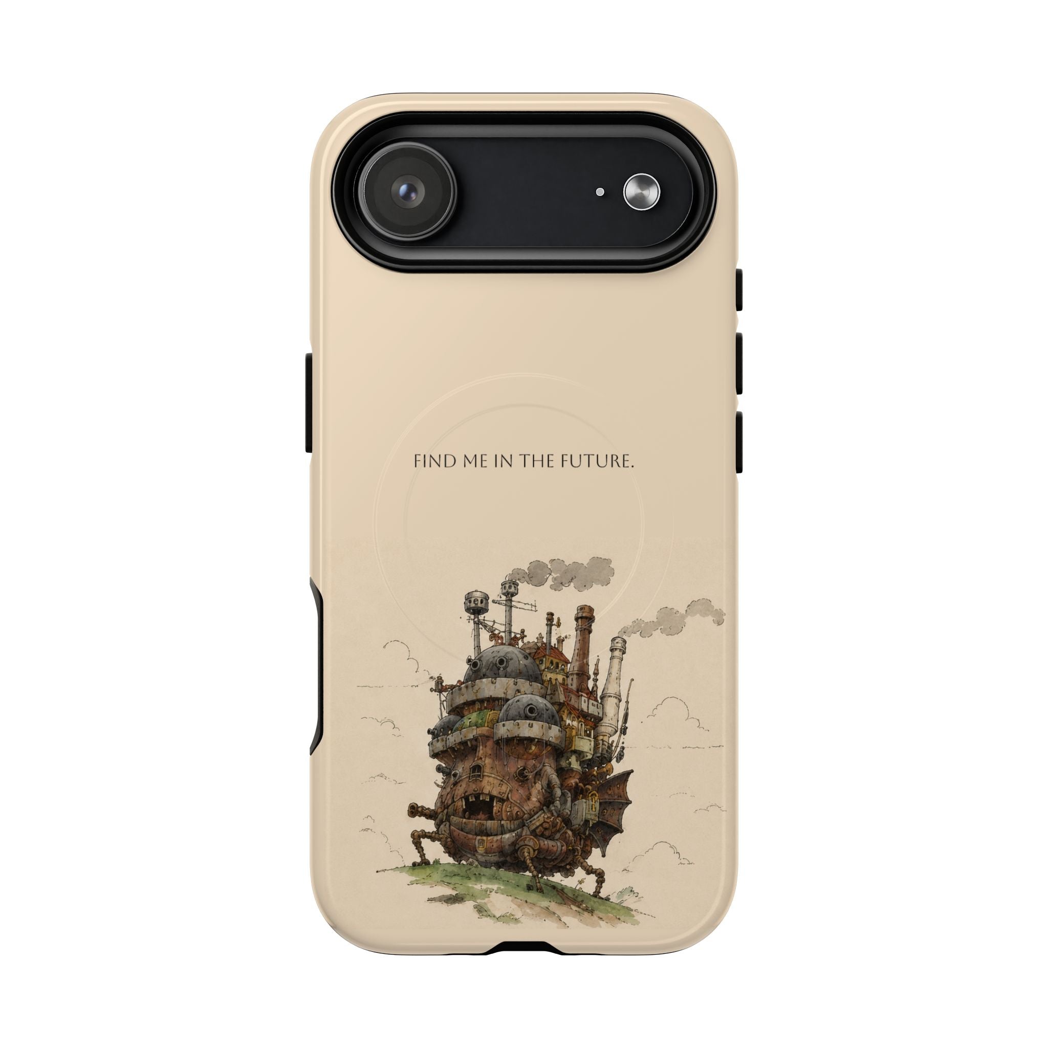 Howl’s Moving Castle Phone Case — “Find Me in the Future” Tough Magnetic iPhone Cover