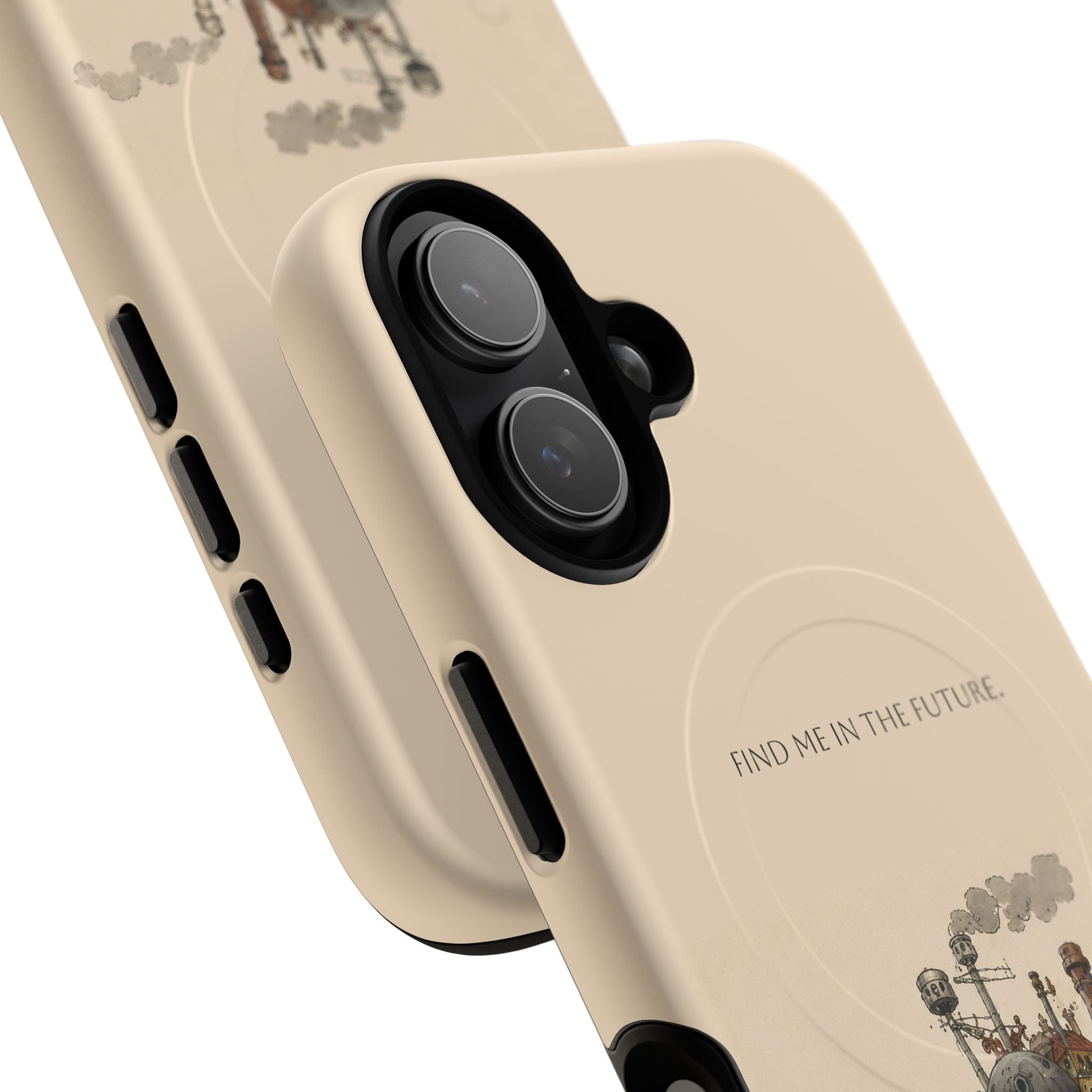 Howl’s Moving Castle Phone Case — “Find Me in the Future” Tough Magnetic iPhone Cover