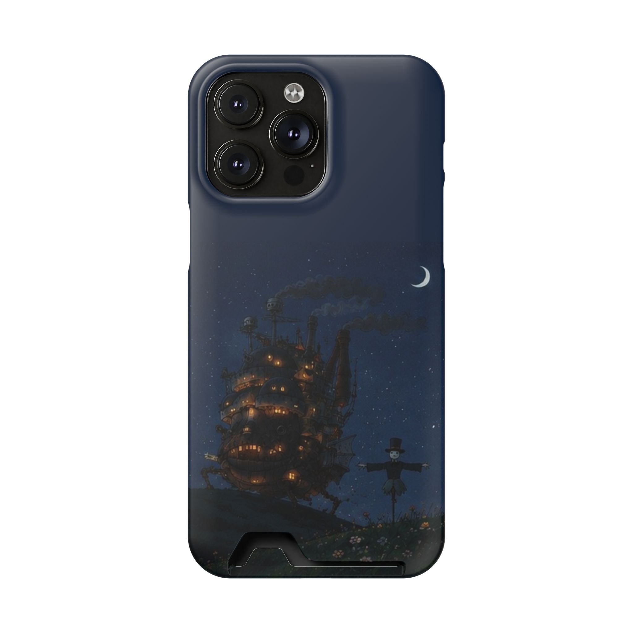 howl's moving castleCastle Phone Card Case — Fairy Tale Nightscape Wallet Phone Case