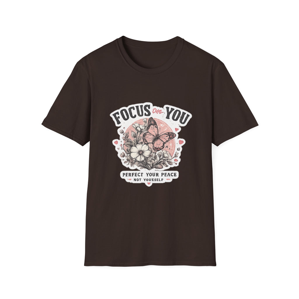 Focus On You T-Shirt — Self-Care Butterfly Graphic Tee