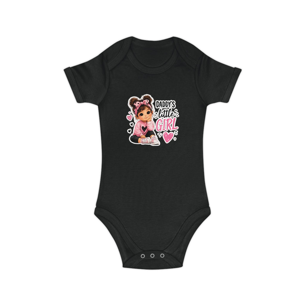 Daddy's Little Girl Baby Bodysuit - Cute Pink Newborn Onesie