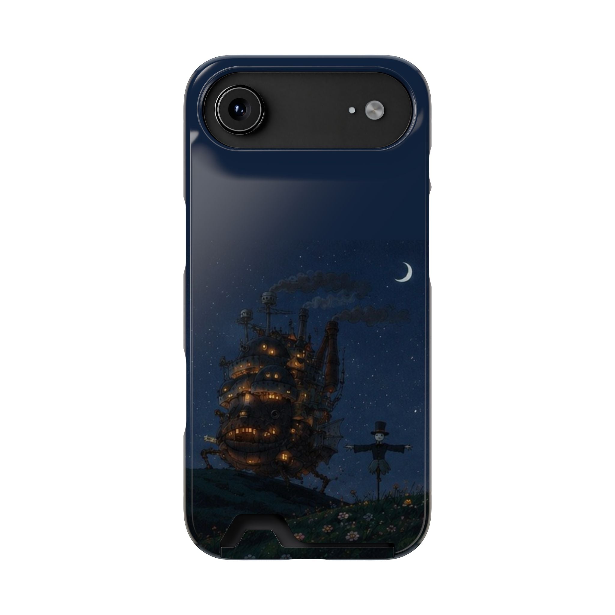 howl's moving castleCastle Phone Card Case — Fairy Tale Nightscape Wallet Phone Case