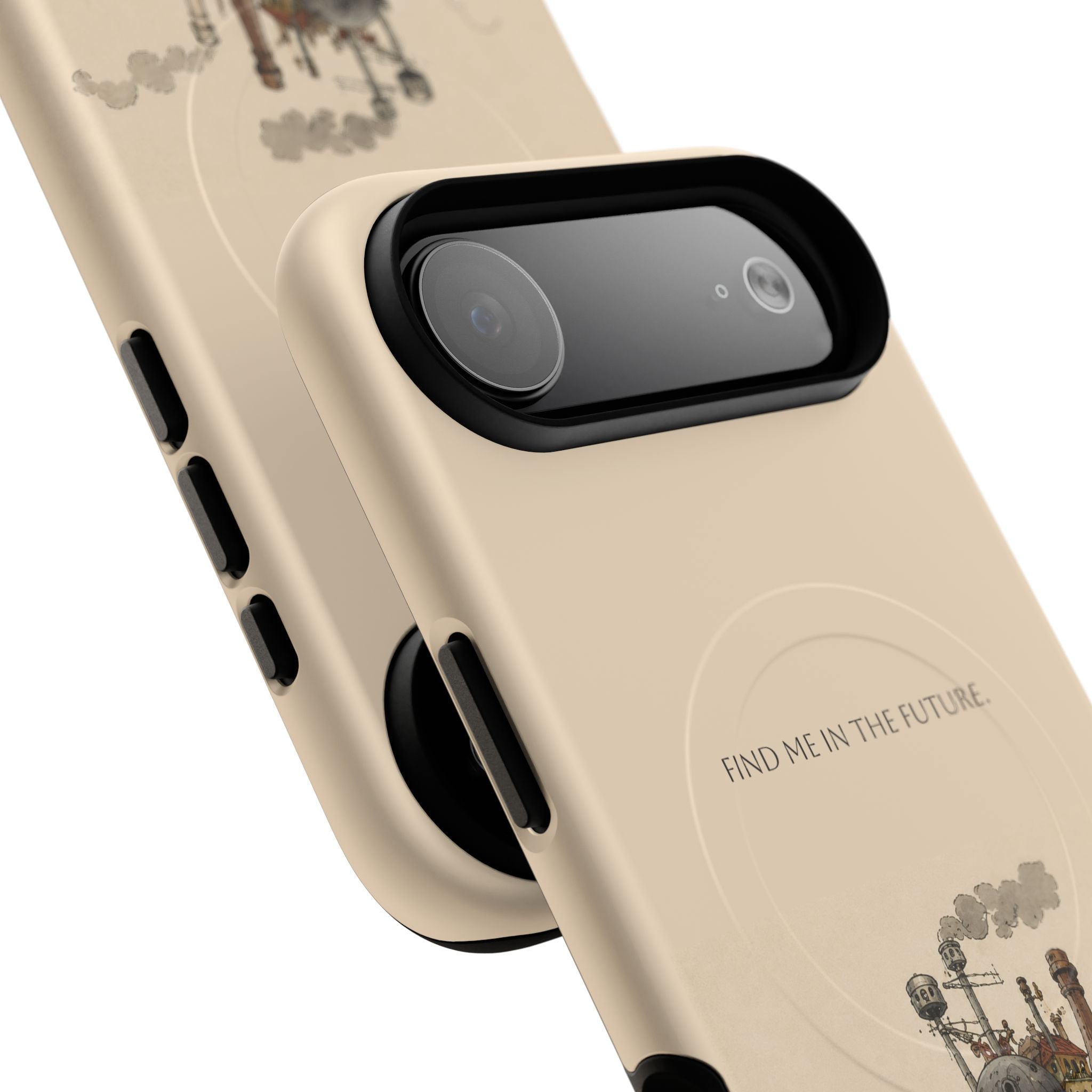 Howl’s Moving Castle Phone Case — “Find Me in the Future” Tough Magnetic iPhone Cover