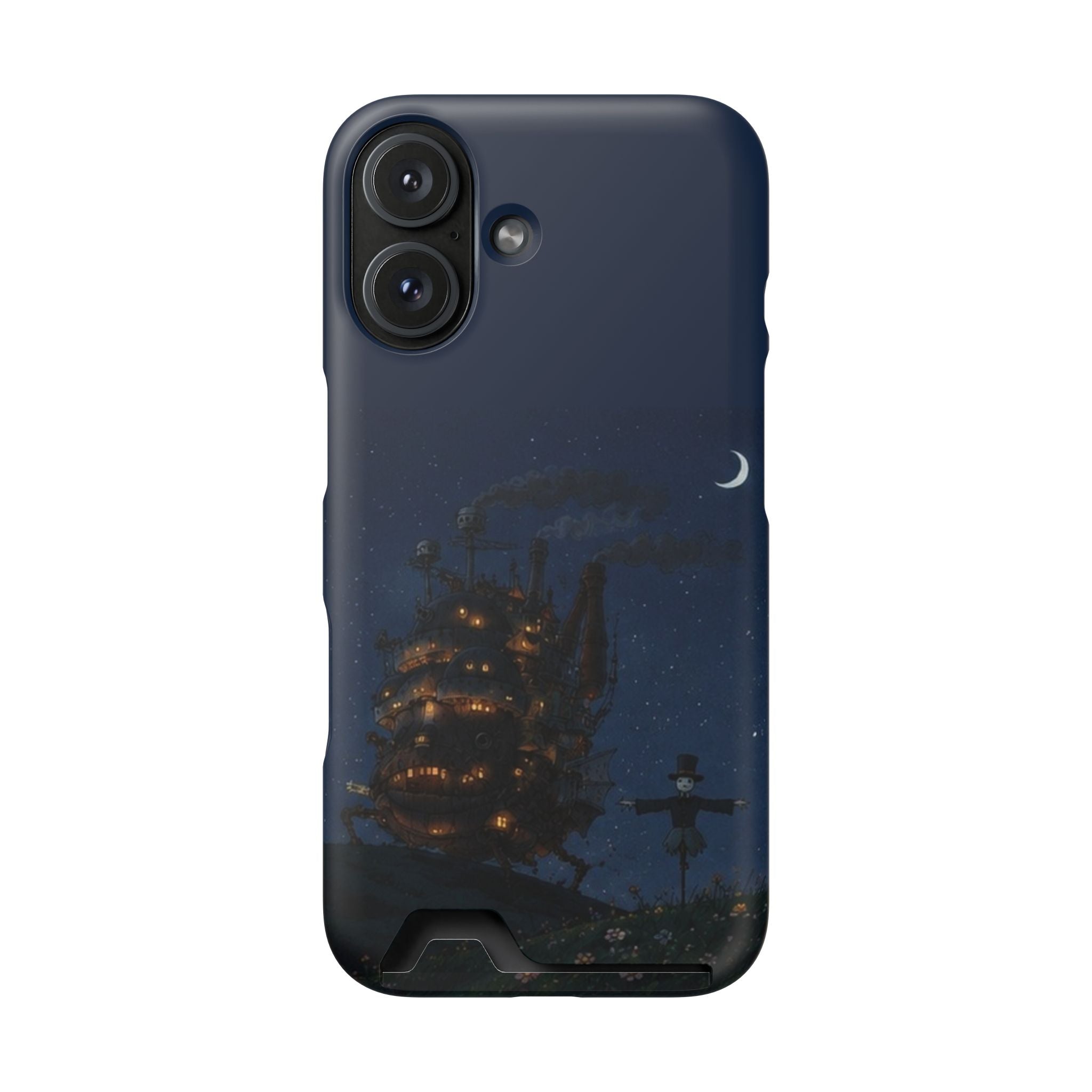 howl's moving castleCastle Phone Card Case — Fairy Tale Nightscape Wallet Phone Case