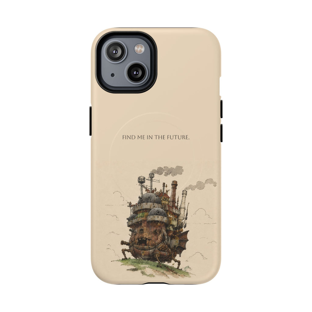 Howl’s Moving Castle Phone Case — “Find Me in the Future” Tough Magnetic iPhone Cover