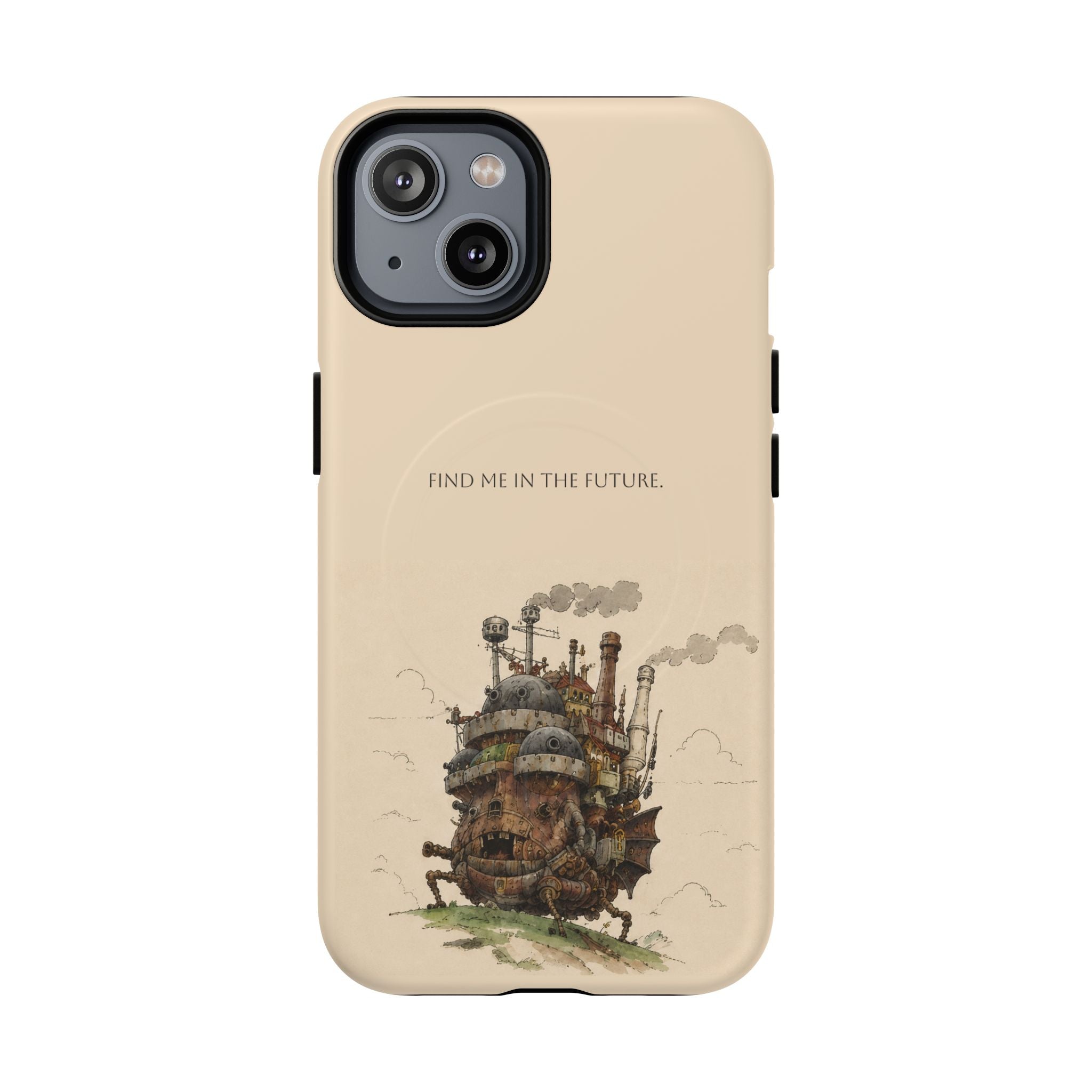 Howl’s Moving Castle Phone Case — “Find Me in the Future” Tough Magnetic iPhone Cover