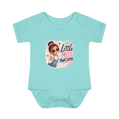 Baby Bodysuit - "Little Miss Awesome" Cute Girl Infant Onesie
