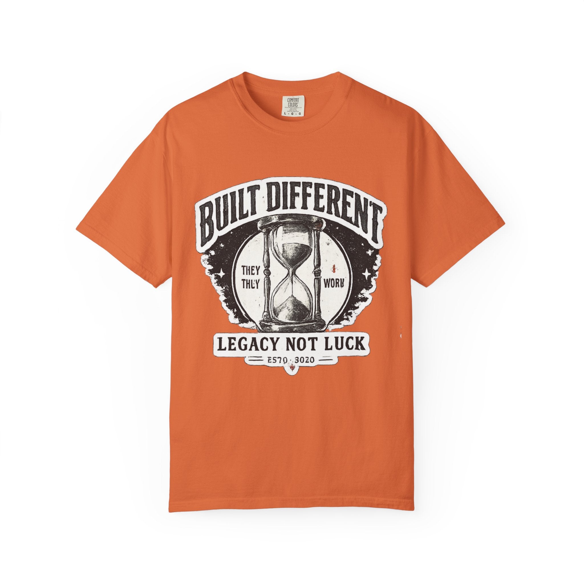 Built Different T-Shirt — 'Legacy Not Luck' Motivational Graphic Tee