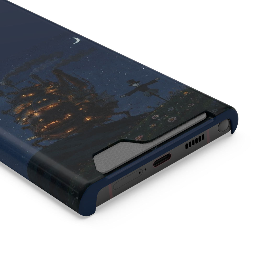 howl's moving castleCastle Phone Card Case — Fairy Tale Nightscape Wallet Phone Case
