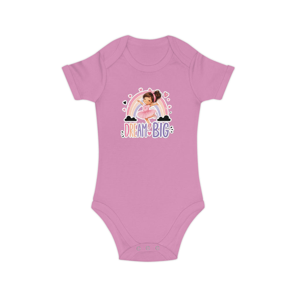 Dream Big Baby Bodysuit — Rainbow Unicorn Kids' Onesie