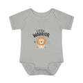 Infant Bodysuit - "Little Warrior Big Heart" Lion Baby Onesie