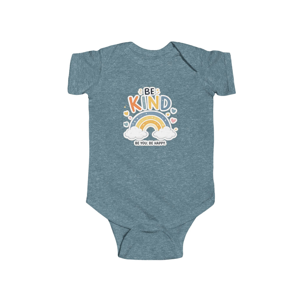 Be Kind Rainbow Infant Bodysuit — Cute Positive Baby Onesie