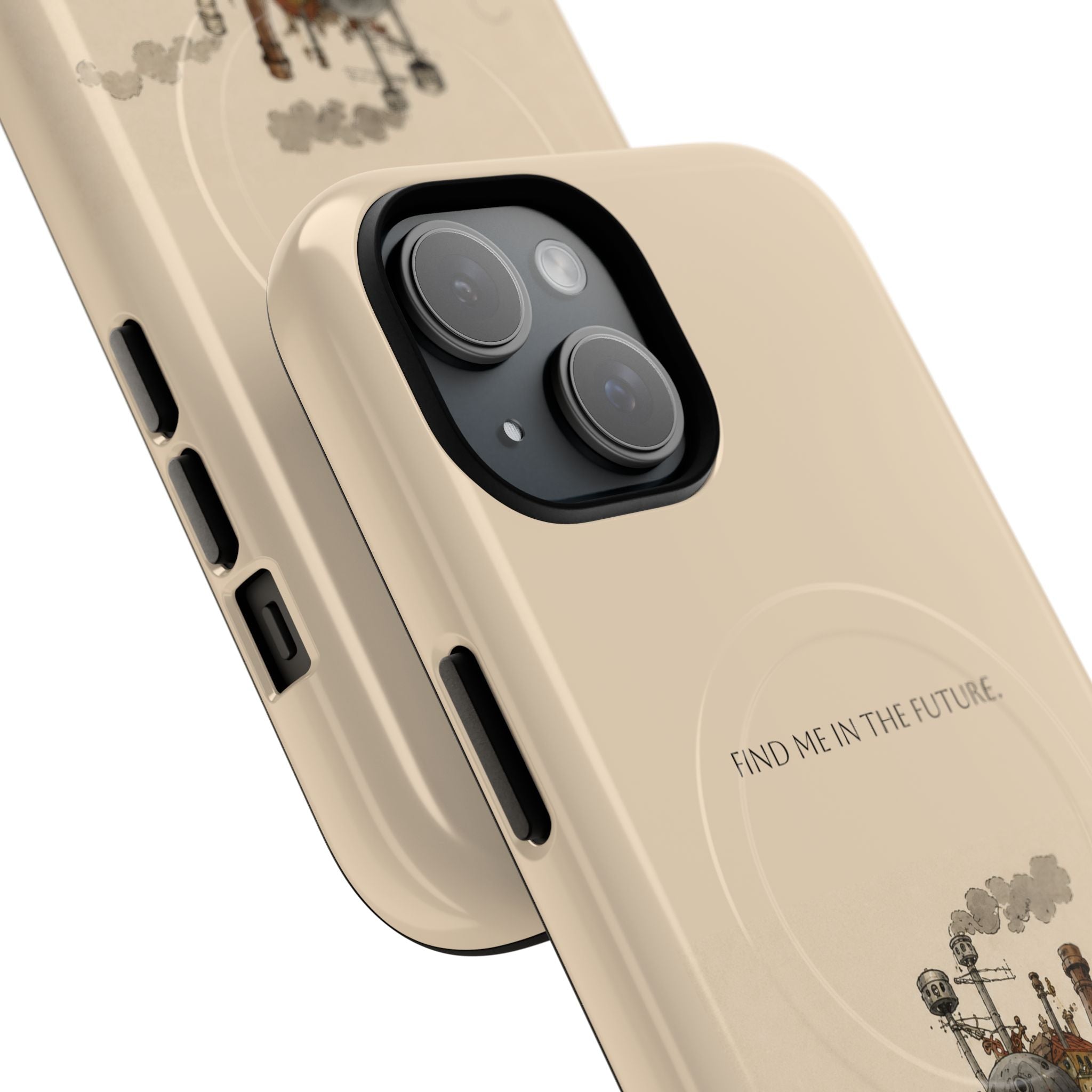 Howl’s Moving Castle Phone Case — “Find Me in the Future” Tough Magnetic iPhone Cover