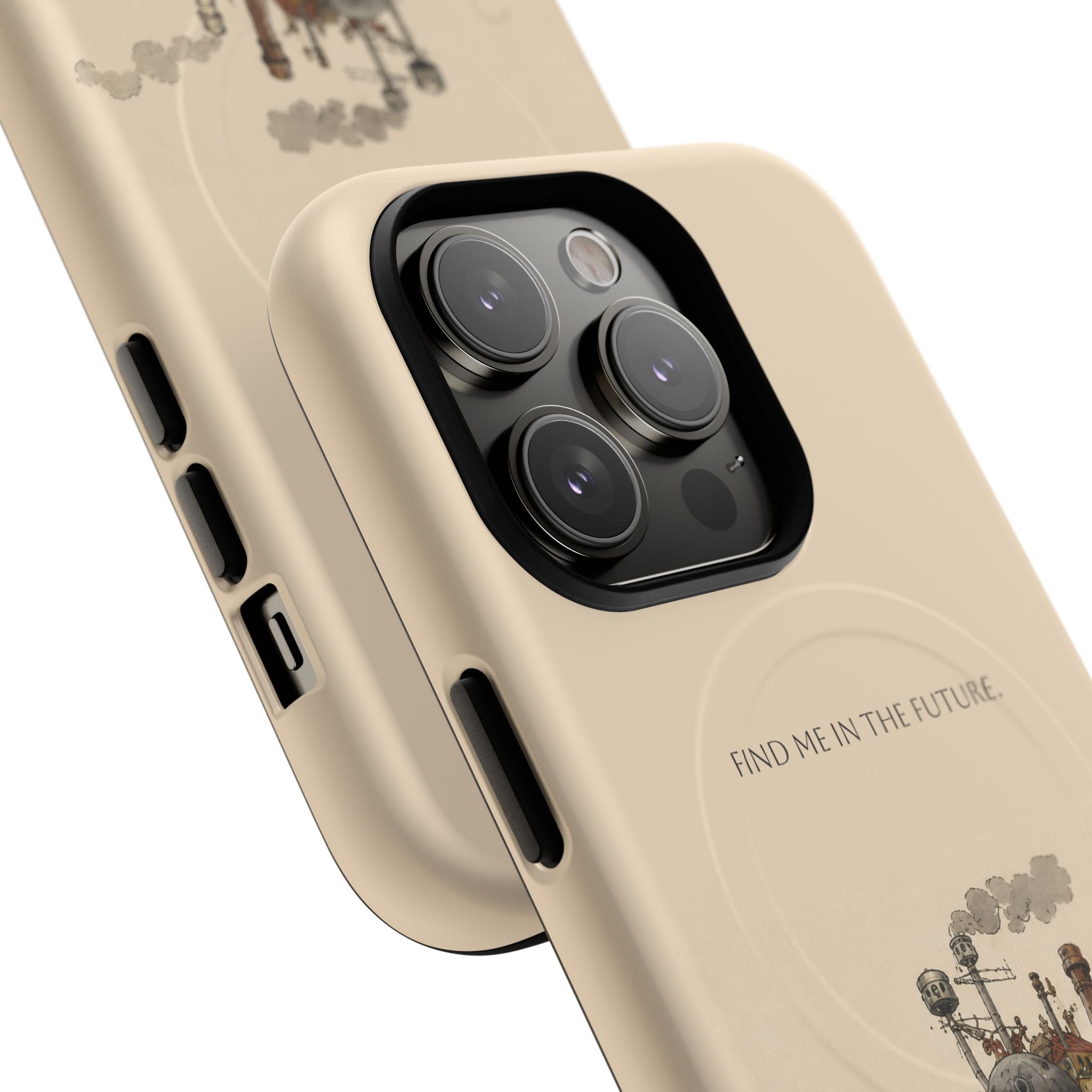 Howl’s Moving Castle Phone Case — “Find Me in the Future” Tough Magnetic iPhone Cover