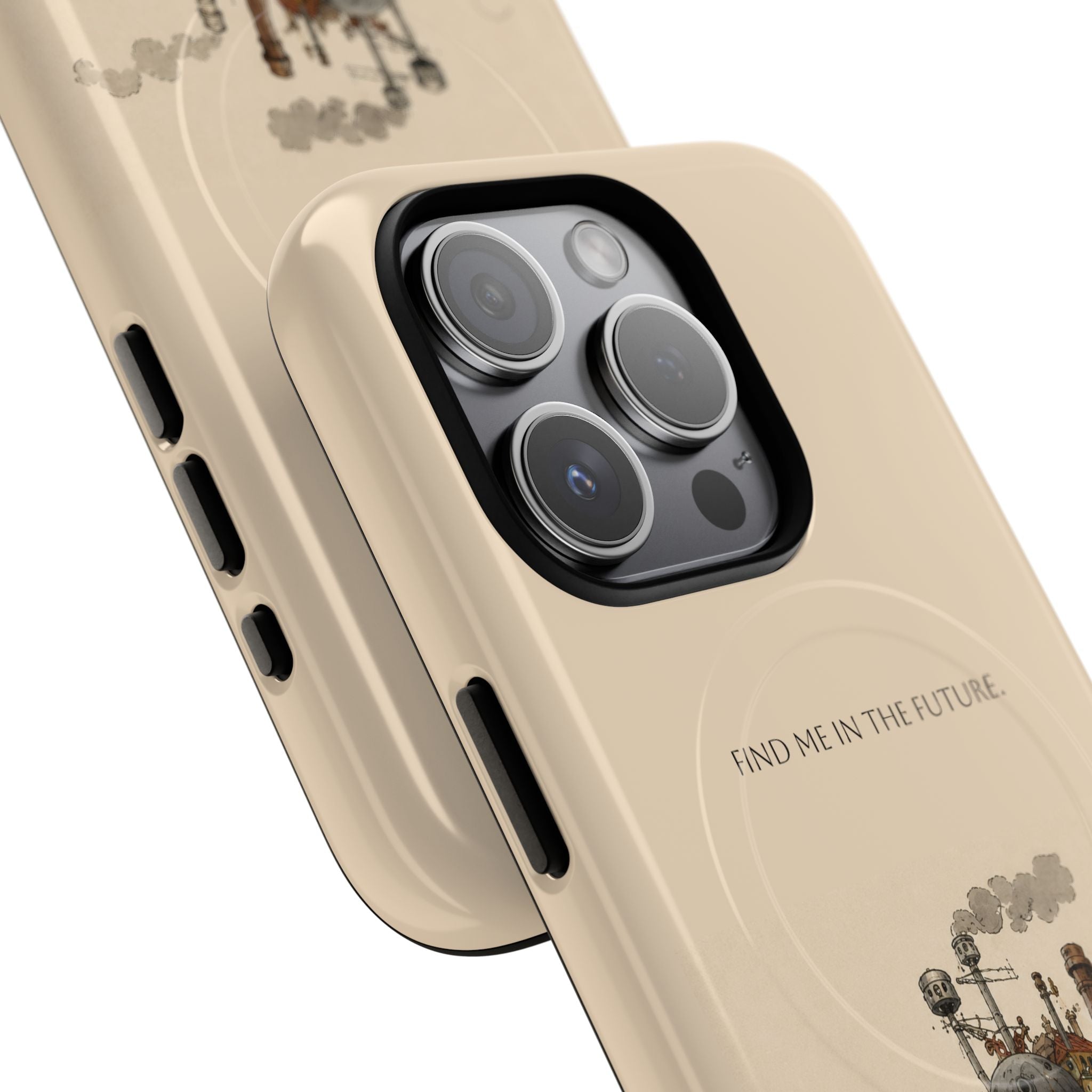 Howl’s Moving Castle Phone Case — “Find Me in the Future” Tough Magnetic iPhone Cover