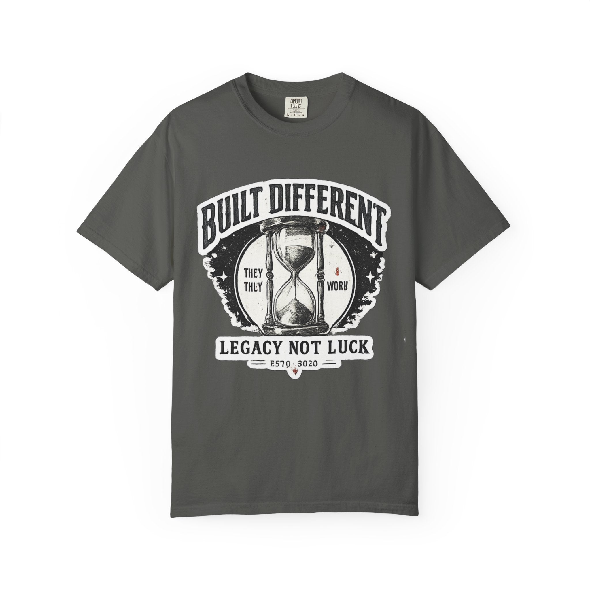 Built Different T-Shirt — 'Legacy Not Luck' Motivational Graphic Tee
