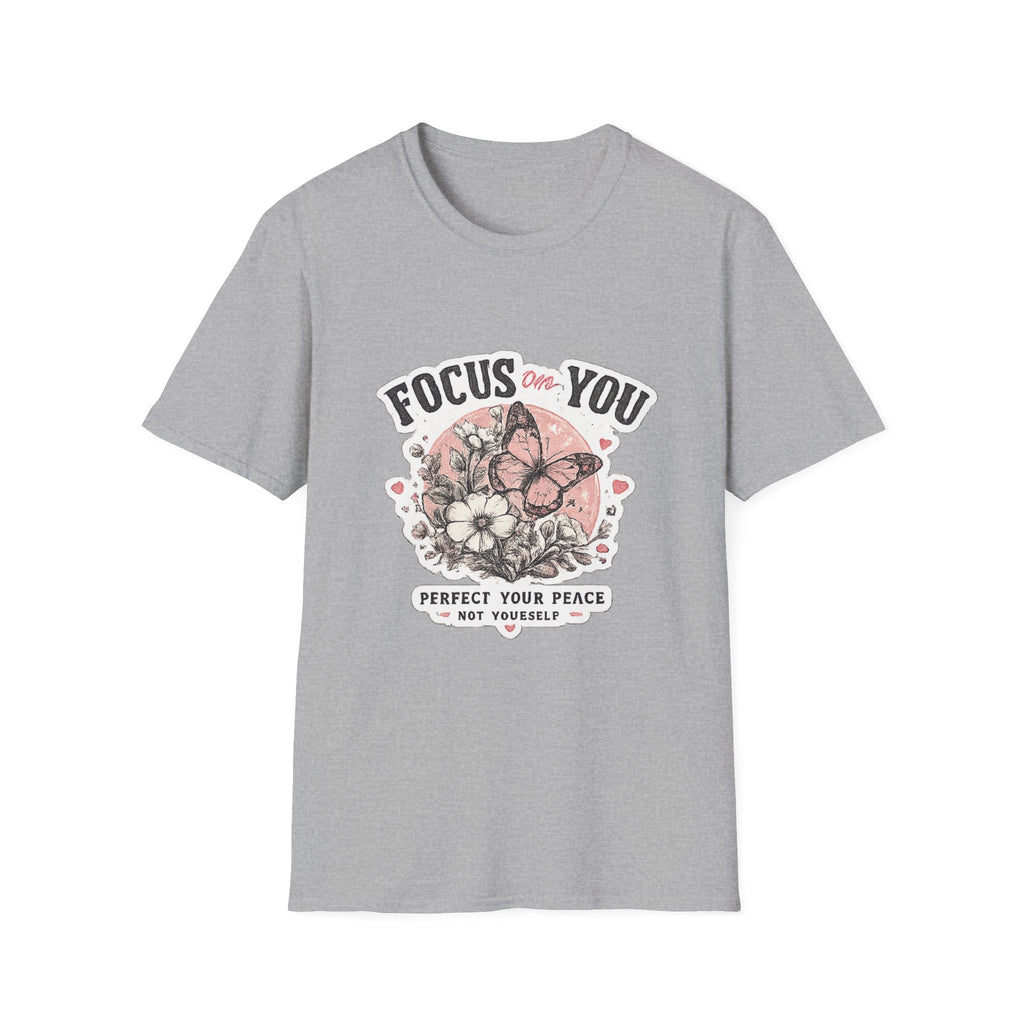 Focus On You T-Shirt — Self-Care Butterfly Graphic Tee
