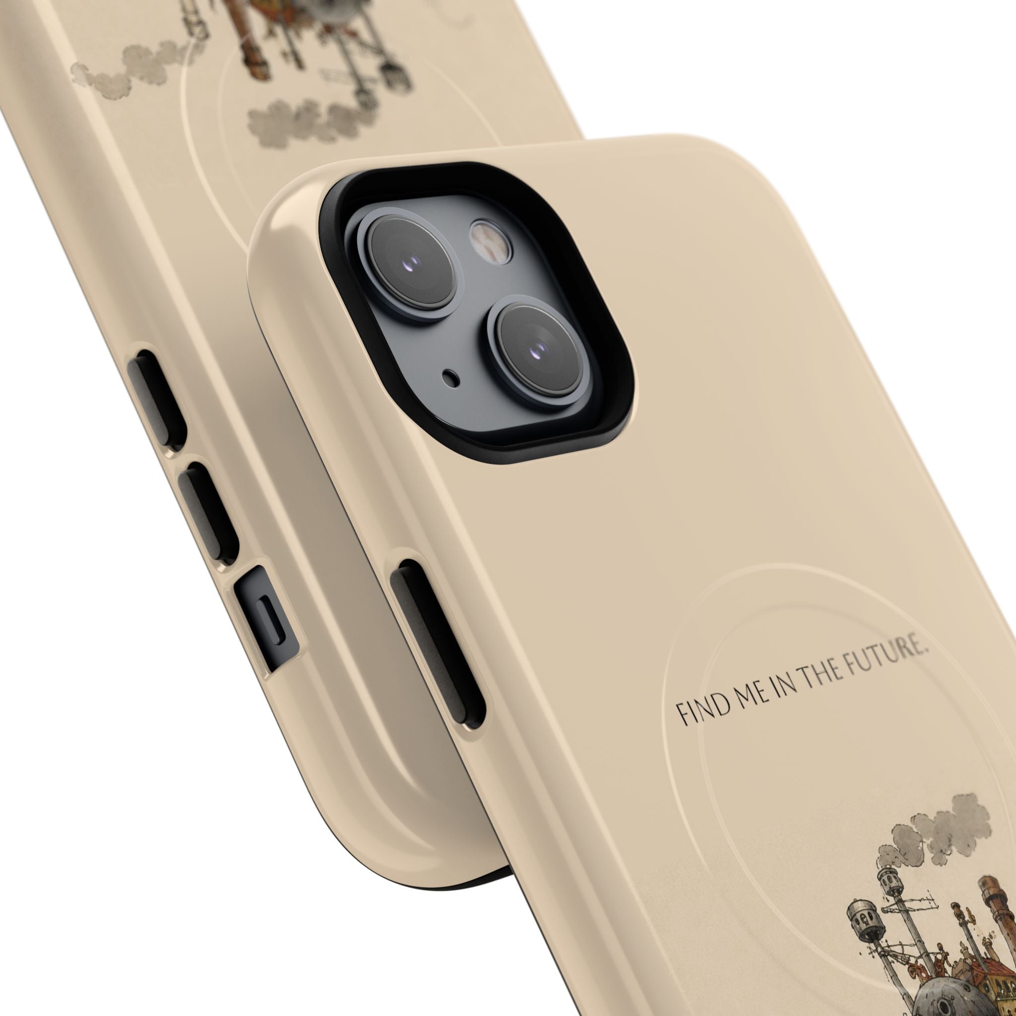 Howl’s Moving Castle Phone Case — “Find Me in the Future” Tough Magnetic iPhone Cover
