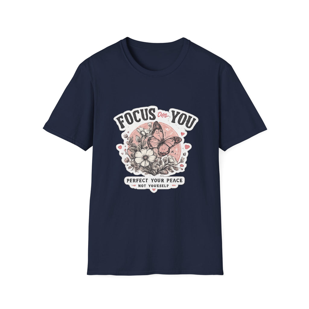 Focus On You T-Shirt — Self-Care Butterfly Graphic Tee