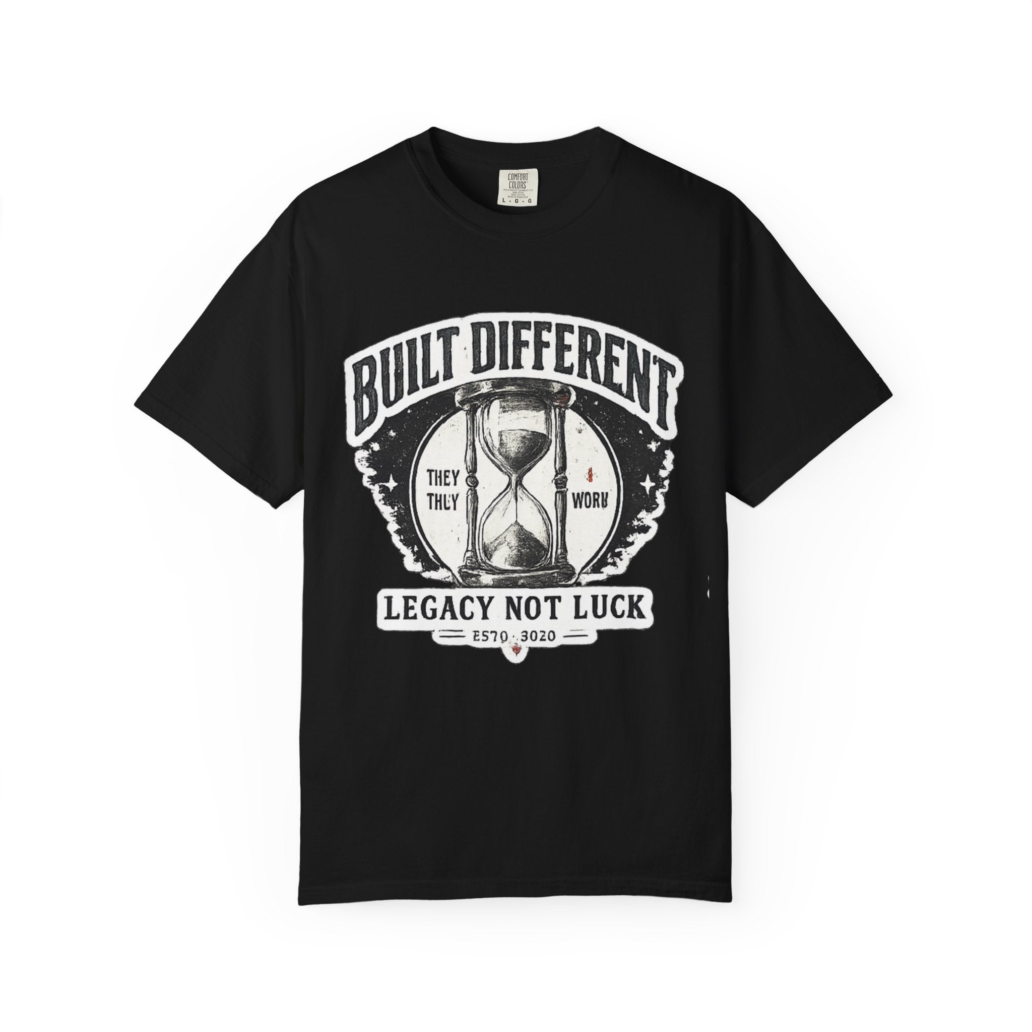 Built Different T-Shirt — 'Legacy Not Luck' Motivational Graphic Tee