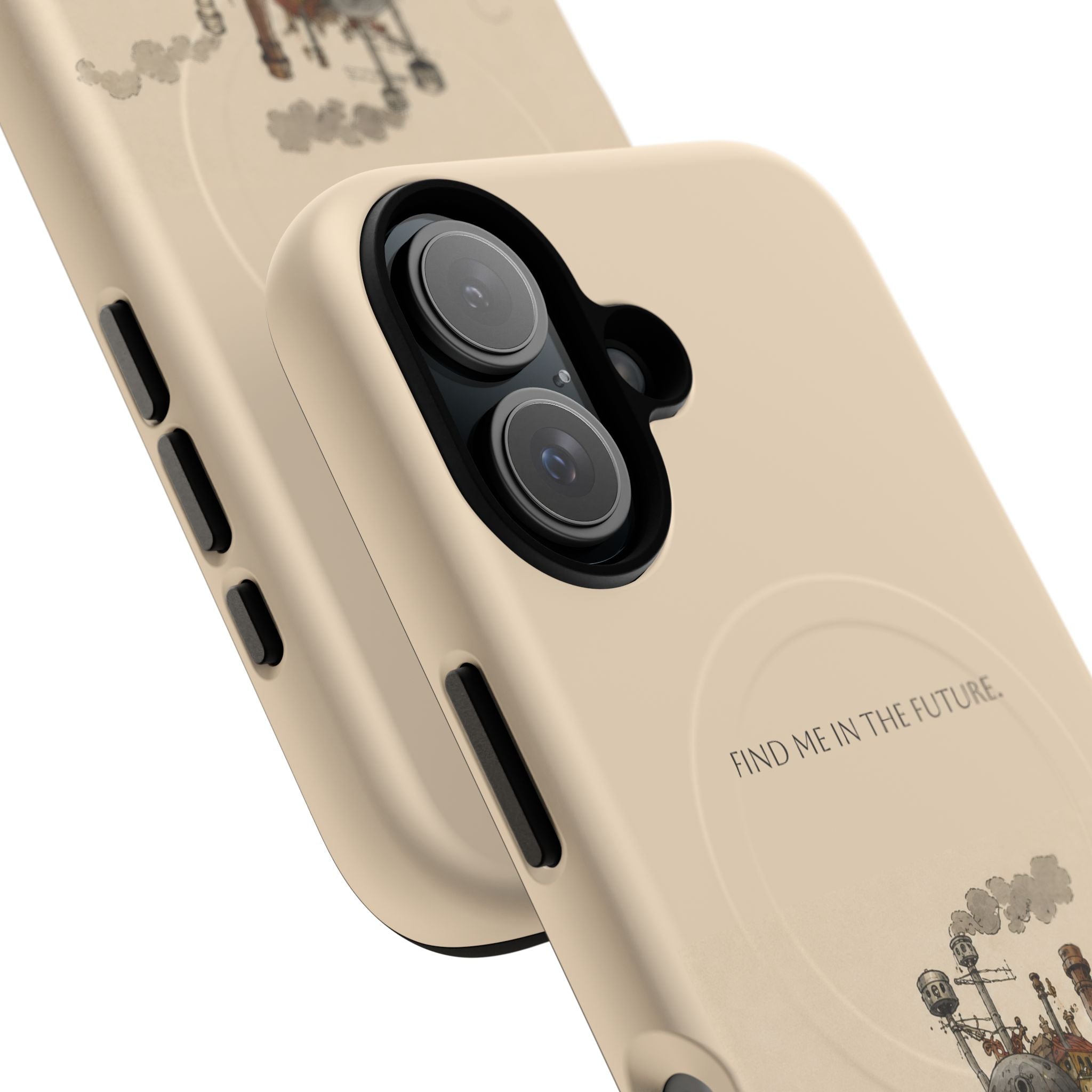 Howl’s Moving Castle Phone Case — “Find Me in the Future” Tough Magnetic iPhone Cover