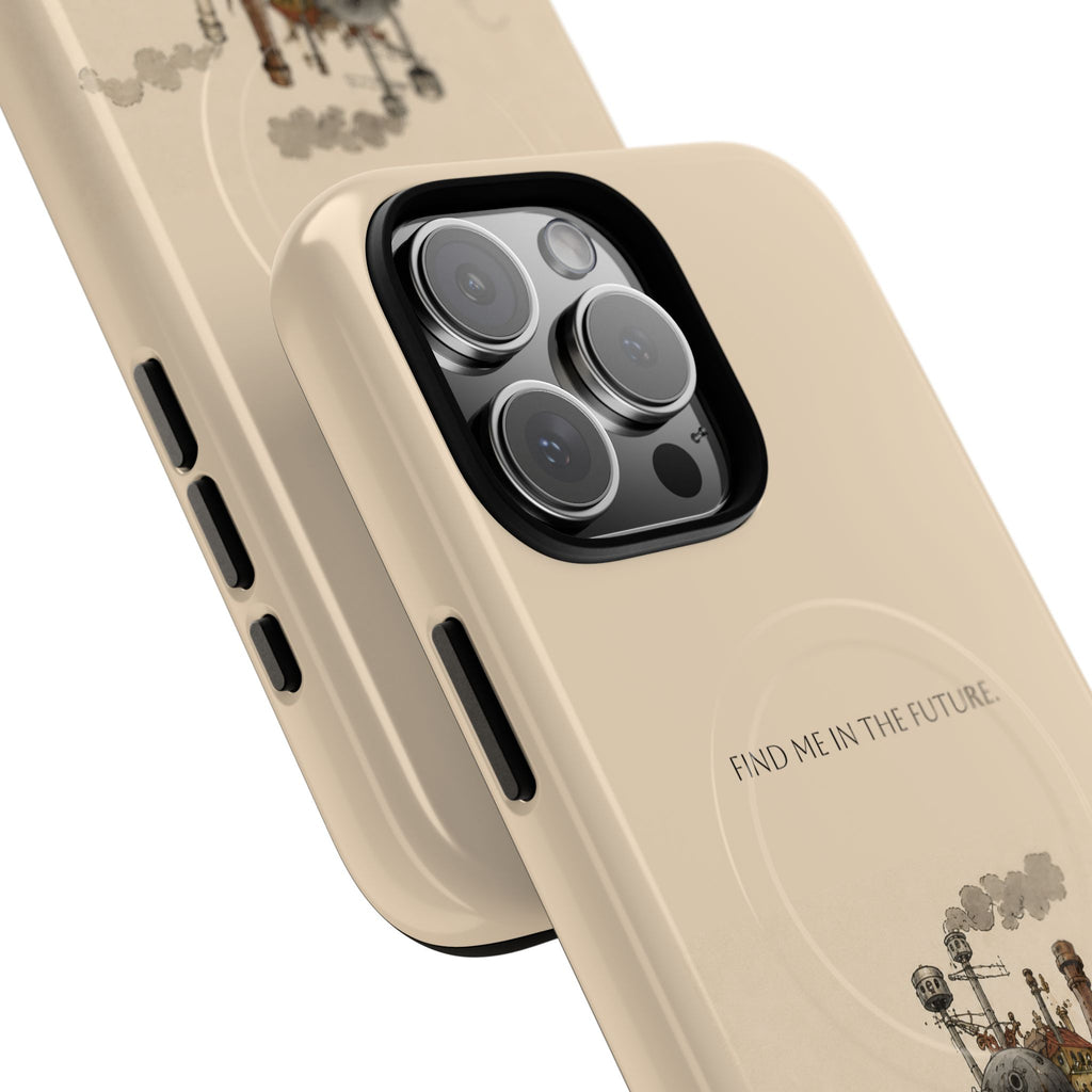 Howl’s Moving Castle Phone Case — “Find Me in the Future” Tough Magnetic iPhone Cover