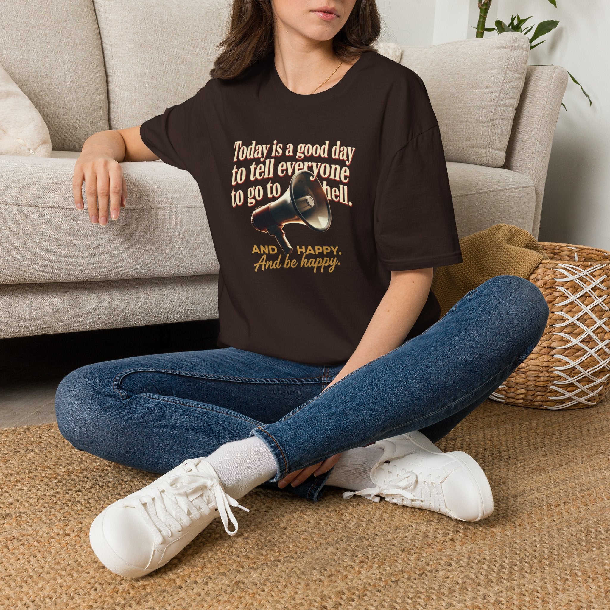 Funny Graphic T-Shirt — "Today is a good day to tell everyone to go to hell" Tee