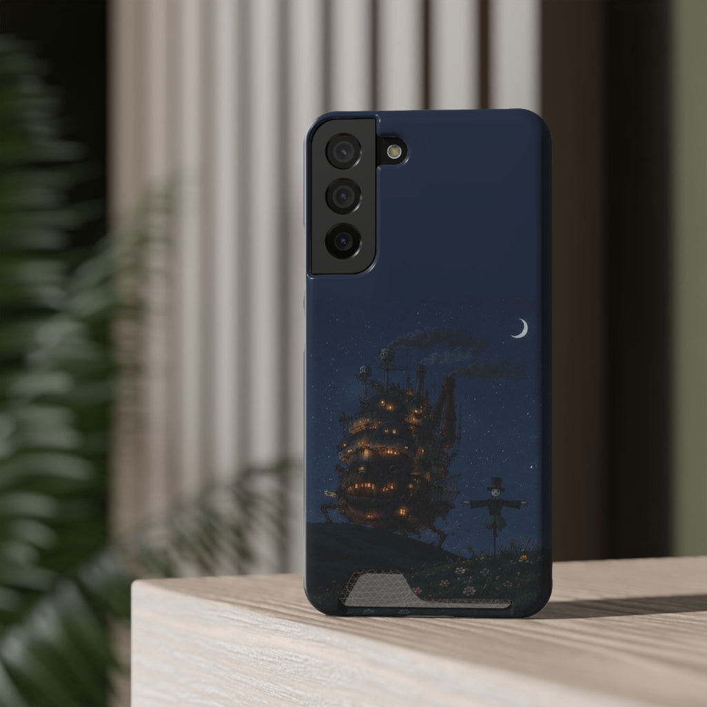 howl's moving castleCastle Phone Card Case — Fairy Tale Nightscape Wallet Phone Case