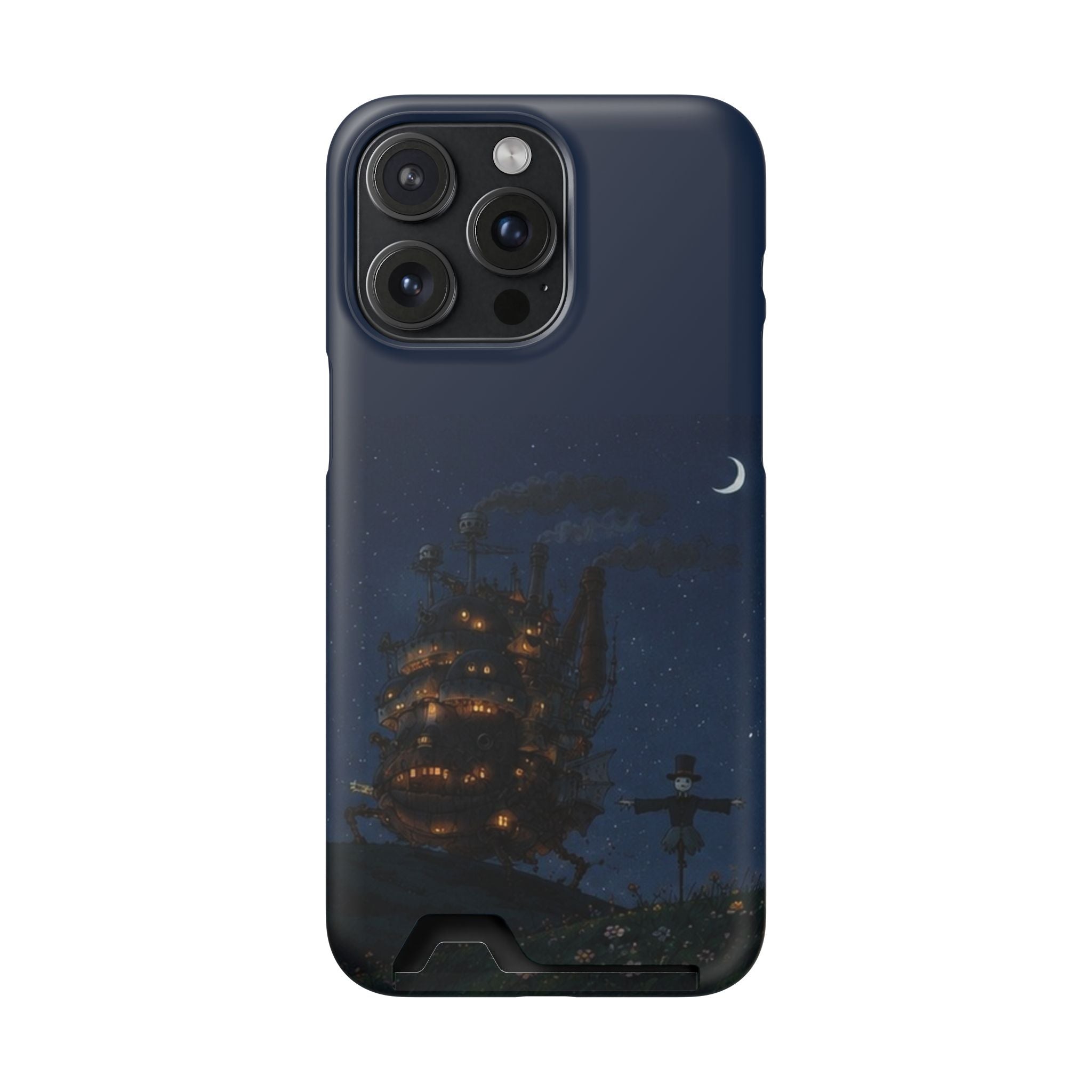 howl's moving castleCastle Phone Card Case — Fairy Tale Nightscape Wallet Phone Case