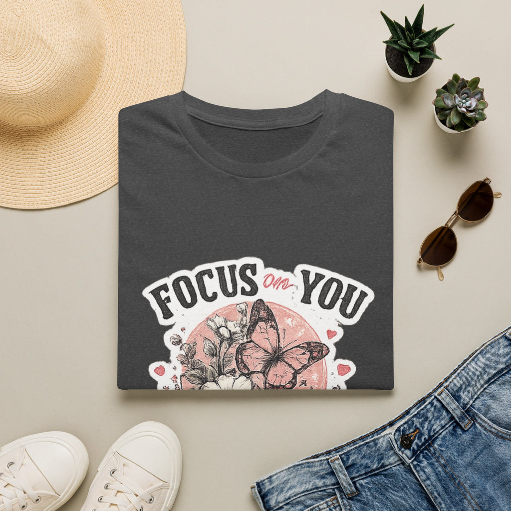 Focus On You T-Shirt — Self-Care Butterfly Graphic Tee