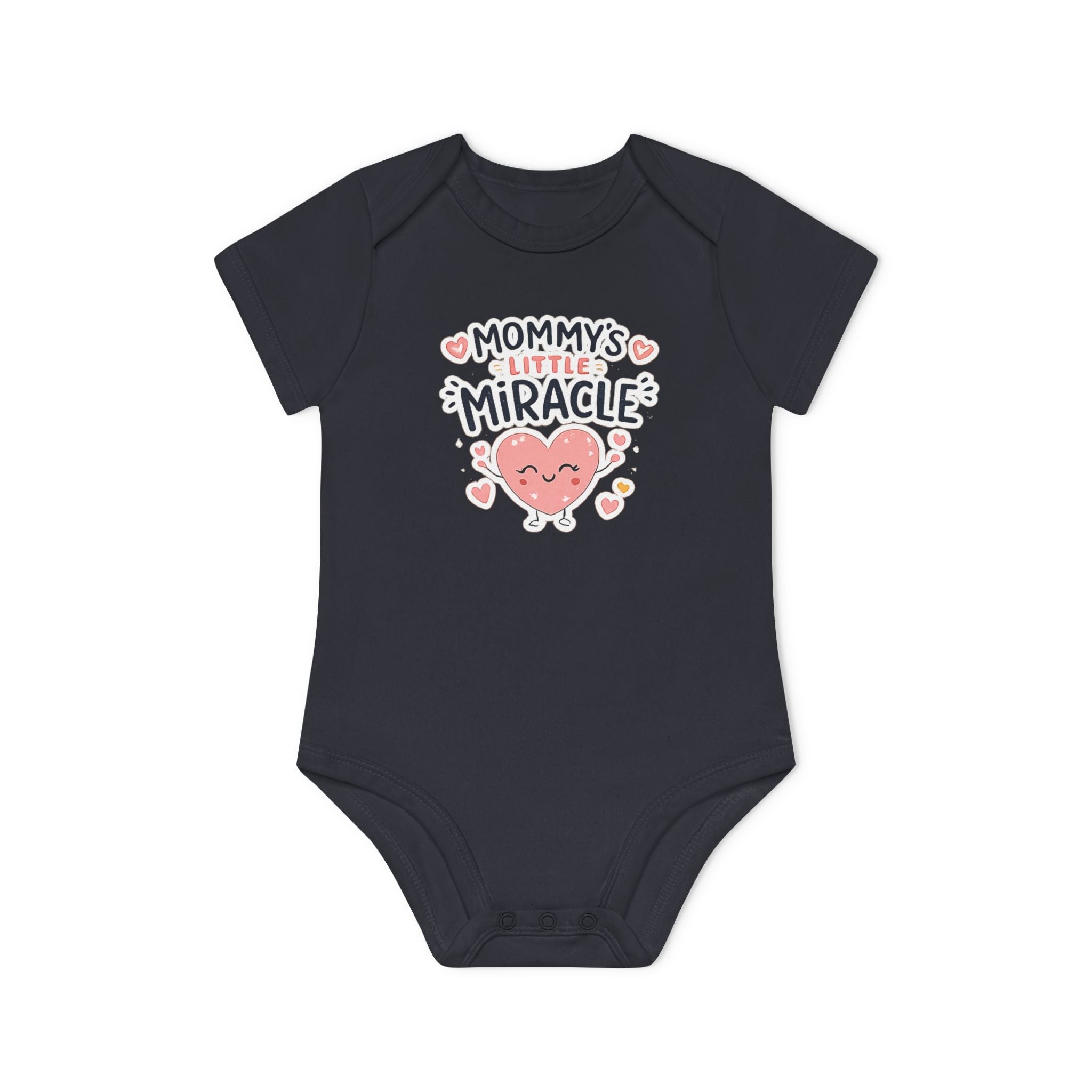 Baby Bodysuit - "Mommy's Little Miracle" Organic Short Sleeve Infant Onesie
