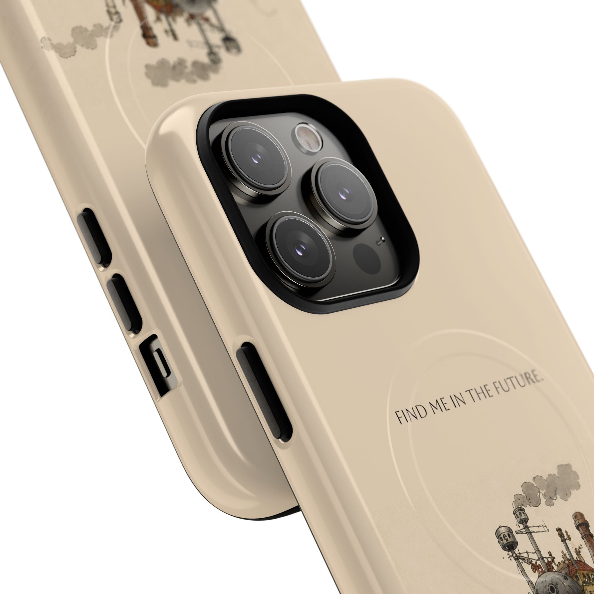 Howl’s Moving Castle Phone Case — “Find Me in the Future” Tough Magnetic iPhone Cover