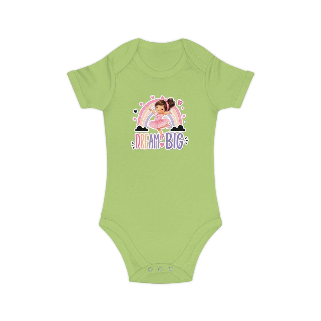 Dream Big Baby Bodysuit — Rainbow Unicorn Kids' Onesie