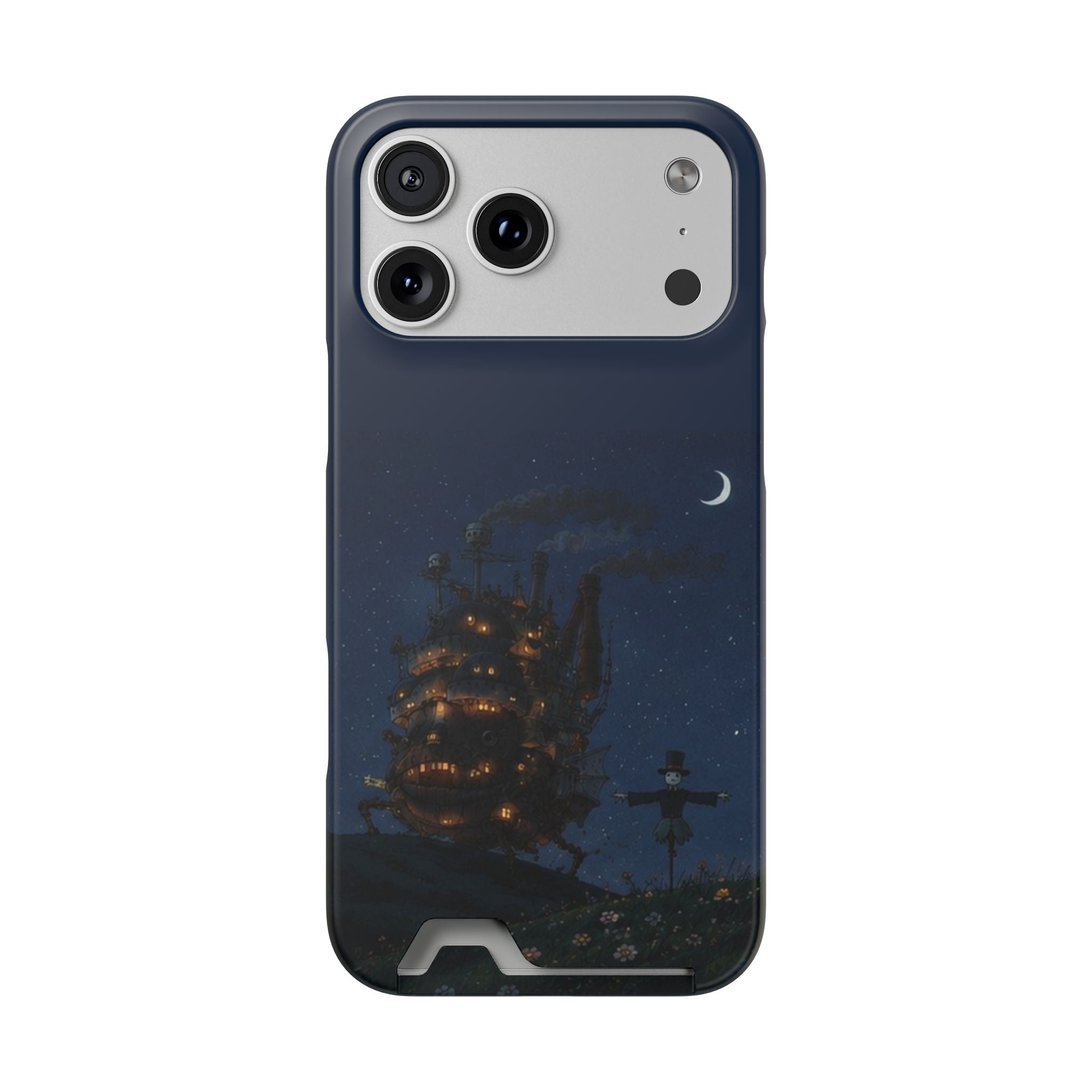 howl's moving castleCastle Phone Card Case — Fairy Tale Nightscape Wallet Phone Case