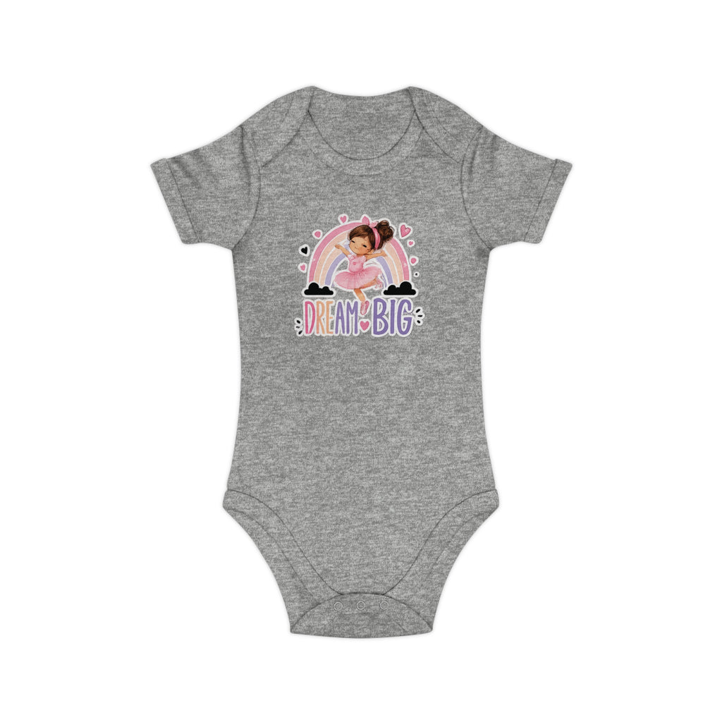 Dream Big Baby Bodysuit — Rainbow Unicorn Kids' Onesie