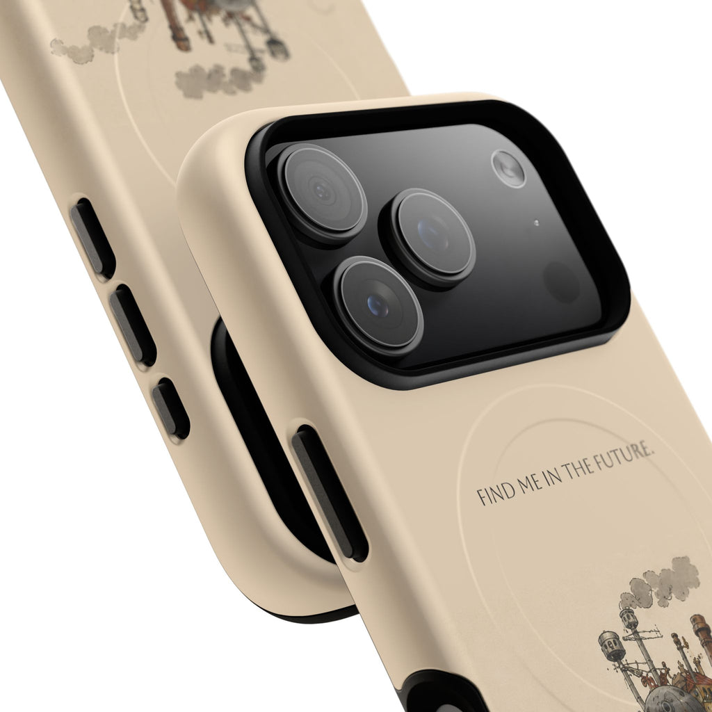 Howl’s Moving Castle Phone Case — “Find Me in the Future” Tough Magnetic iPhone Cover