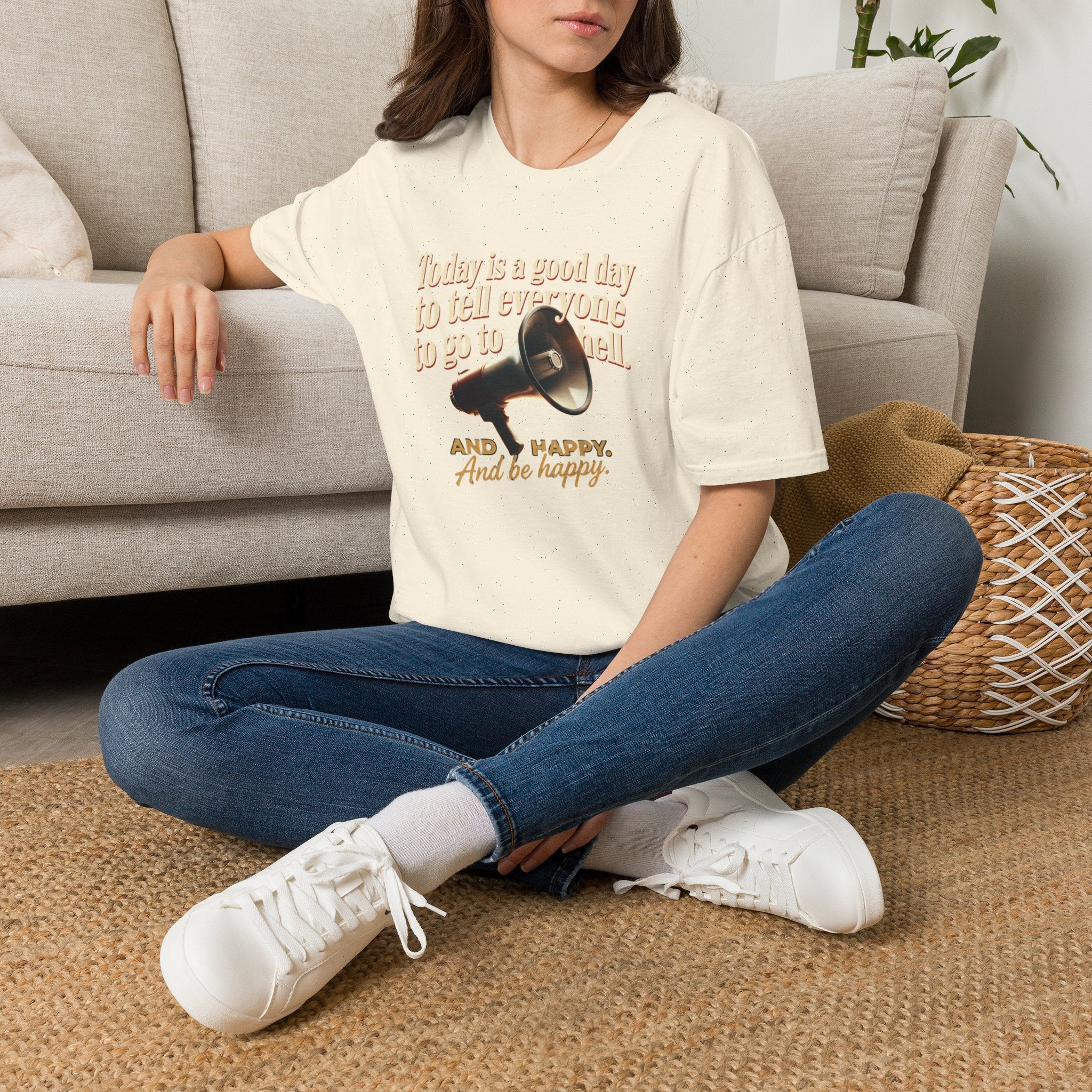 Funny Graphic T-Shirt — "Today is a good day to tell everyone to go to hell" Tee
