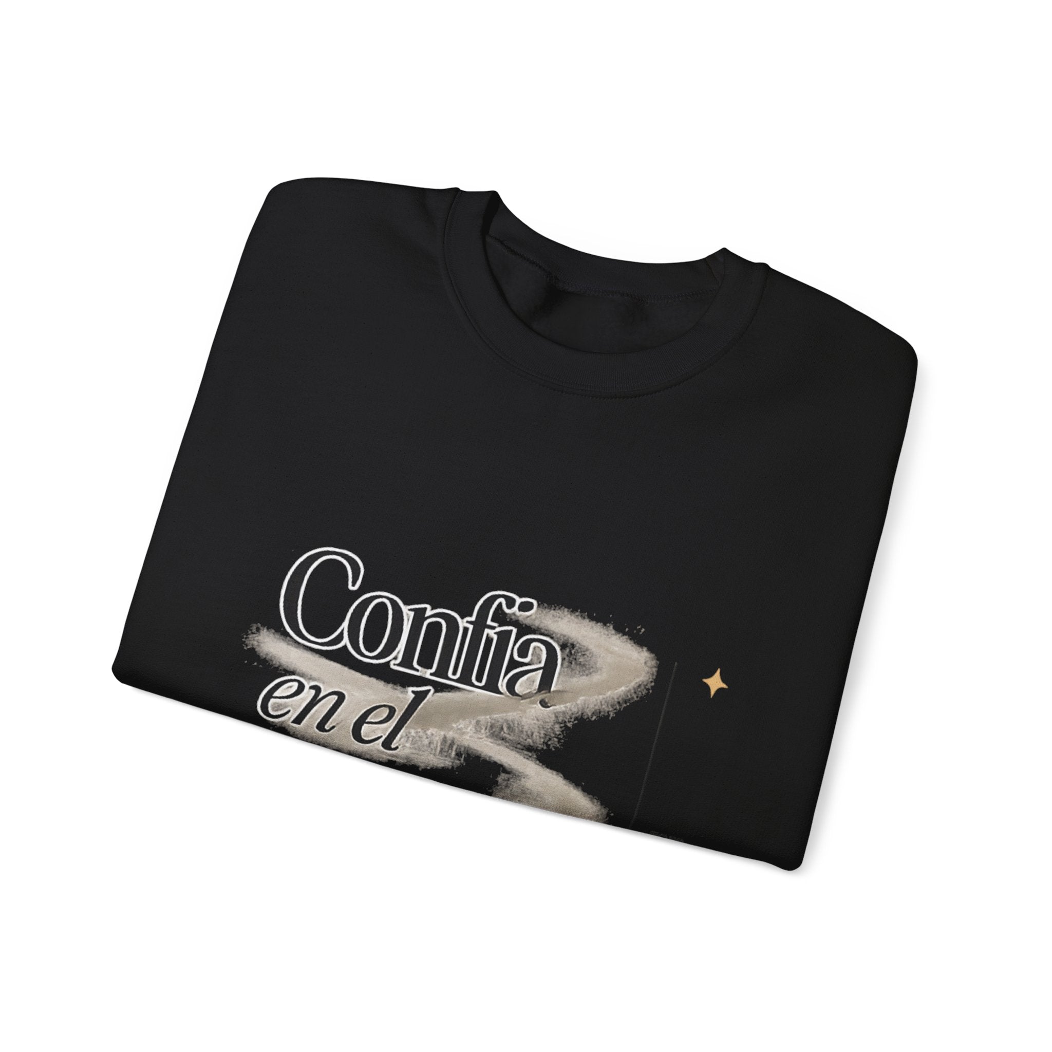 Crewneck Sweatshirt - "Confía en el Proceso" Inspirational Spanish Graphic