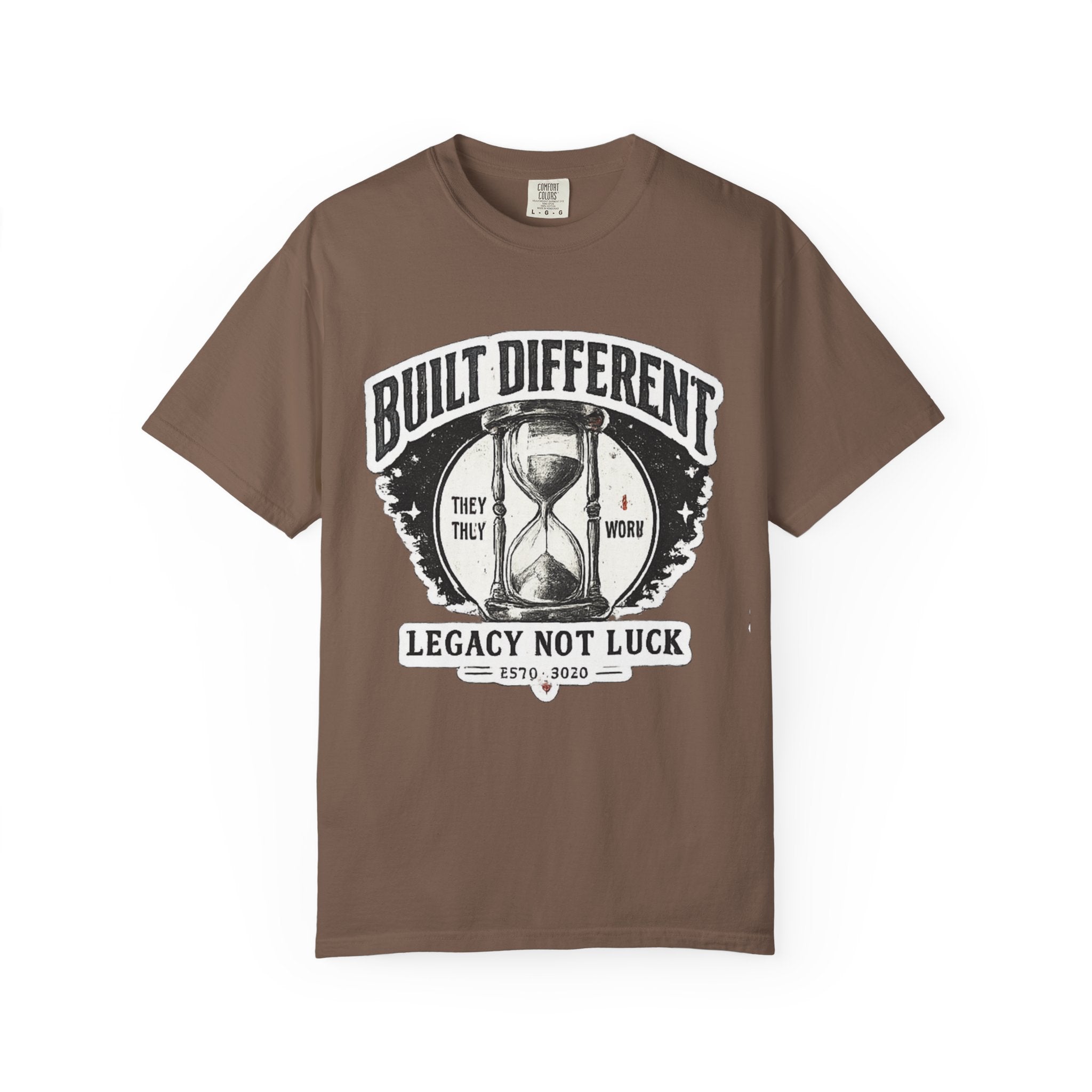 Built Different T-Shirt — 'Legacy Not Luck' Motivational Graphic Tee
