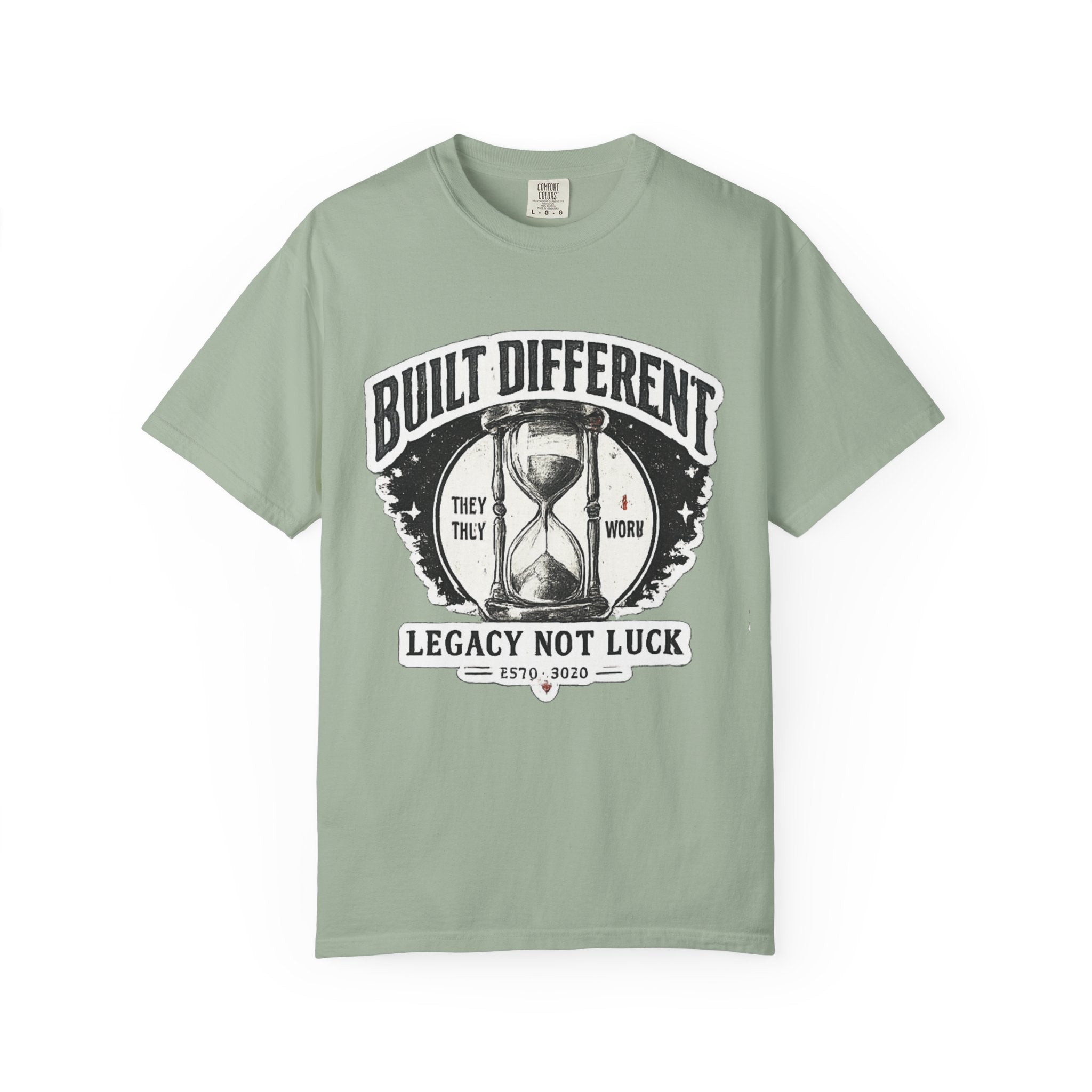 Built Different T-Shirt — 'Legacy Not Luck' Motivational Graphic Tee