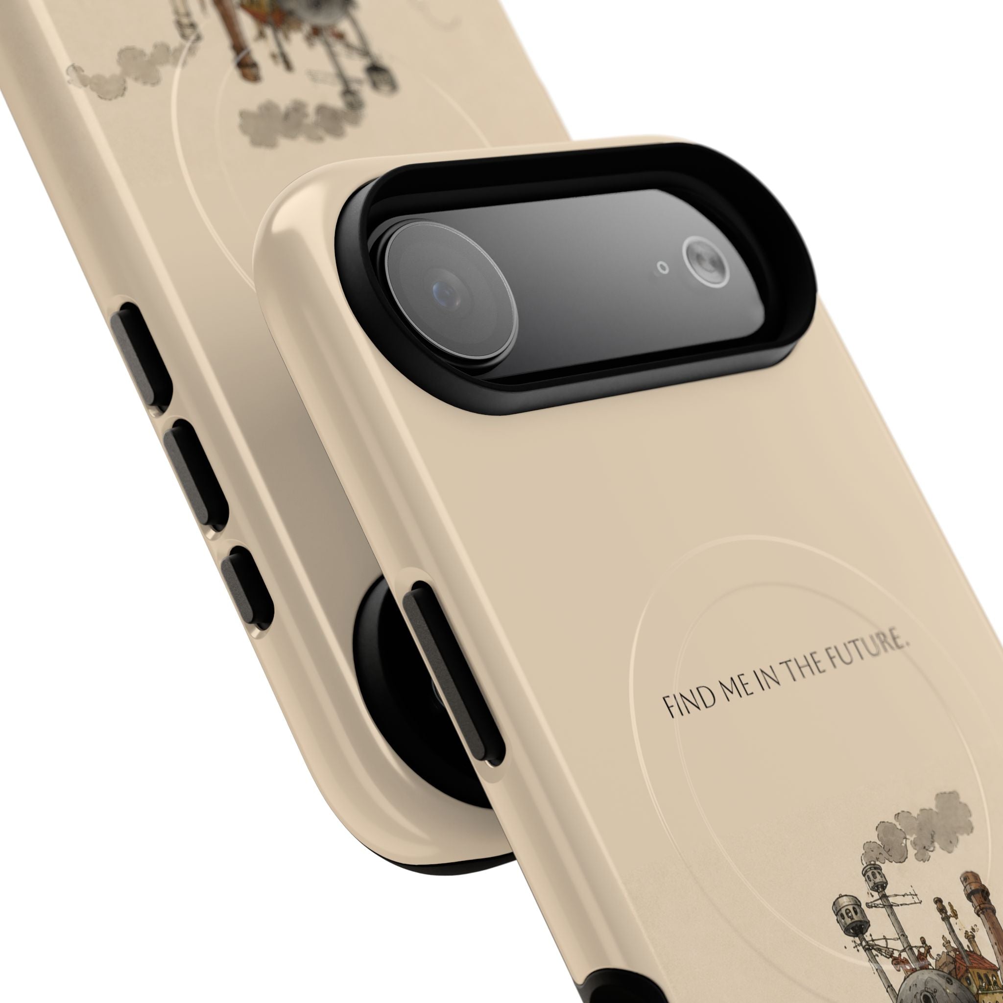Howl’s Moving Castle Phone Case — “Find Me in the Future” Tough Magnetic iPhone Cover