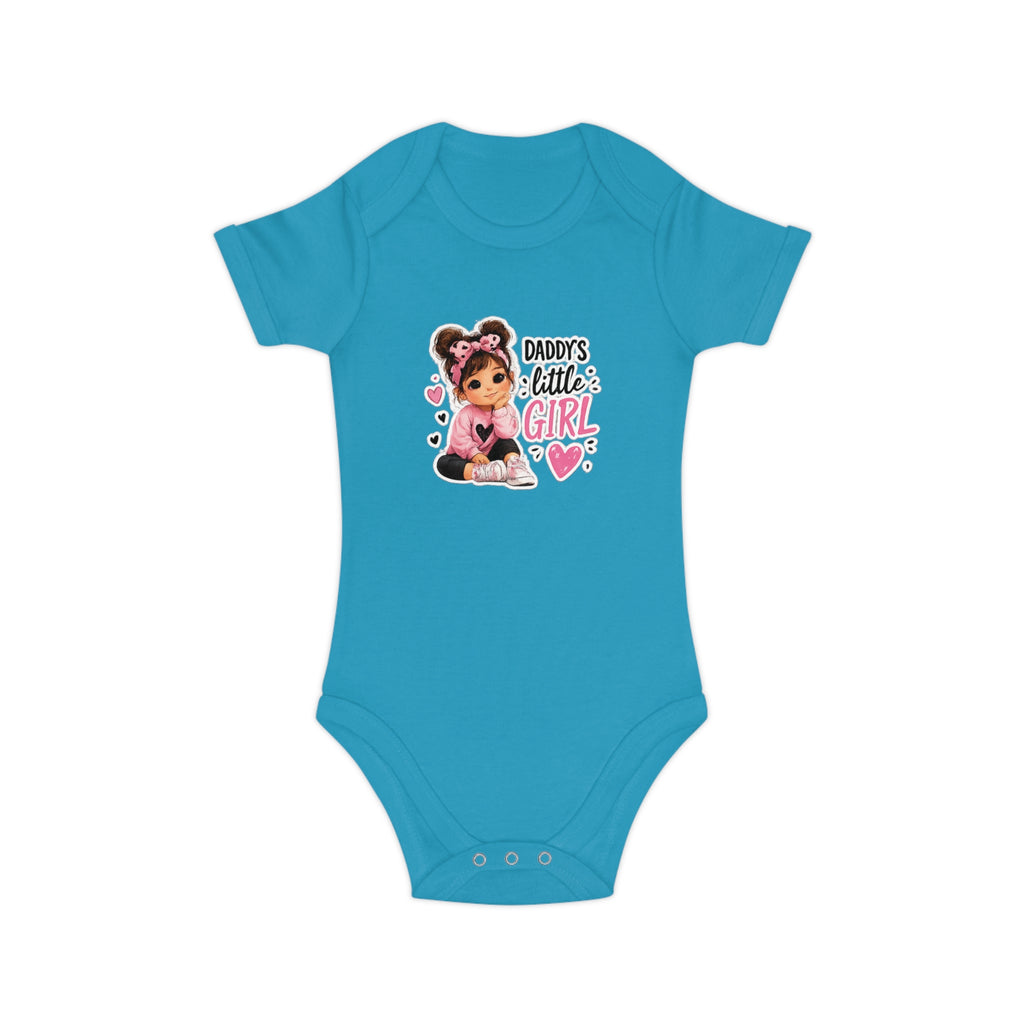 Daddy's Little Girl Baby Bodysuit - Cute Pink Newborn Onesie